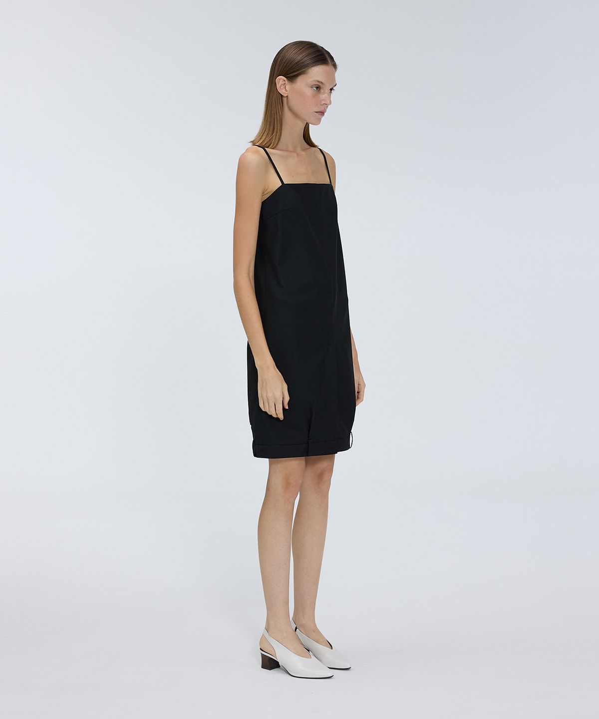 므아므(MMAM) Black pants detail dress