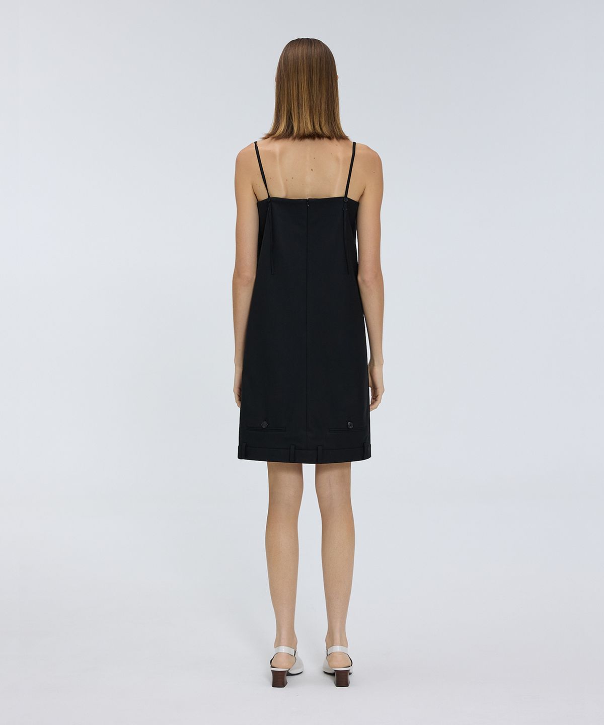 므아므(MMAM) Black pants detail dress