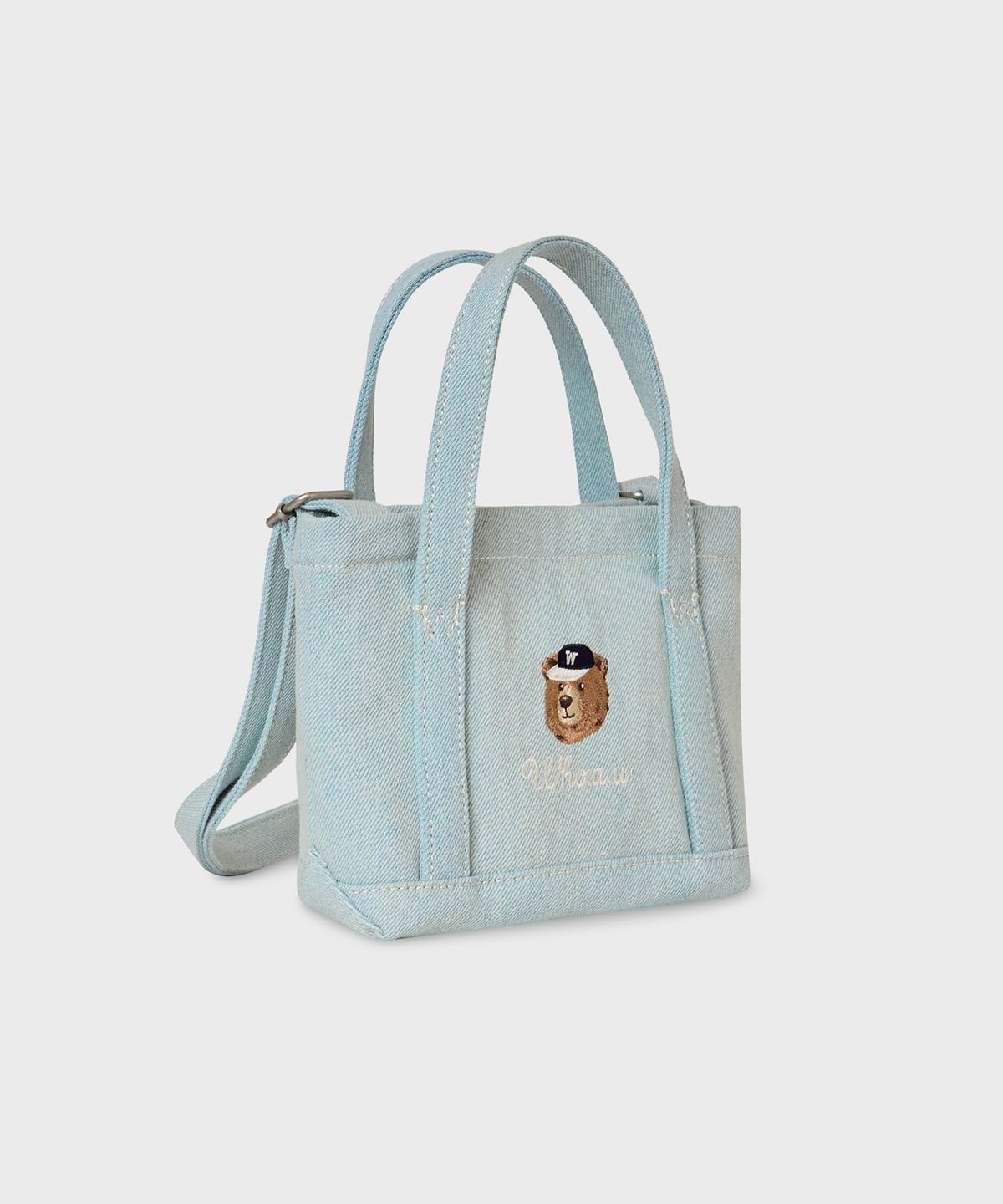 후아유(WHO.A.U) Steve Denim Mini Tote Bag / WHBGG2323A
