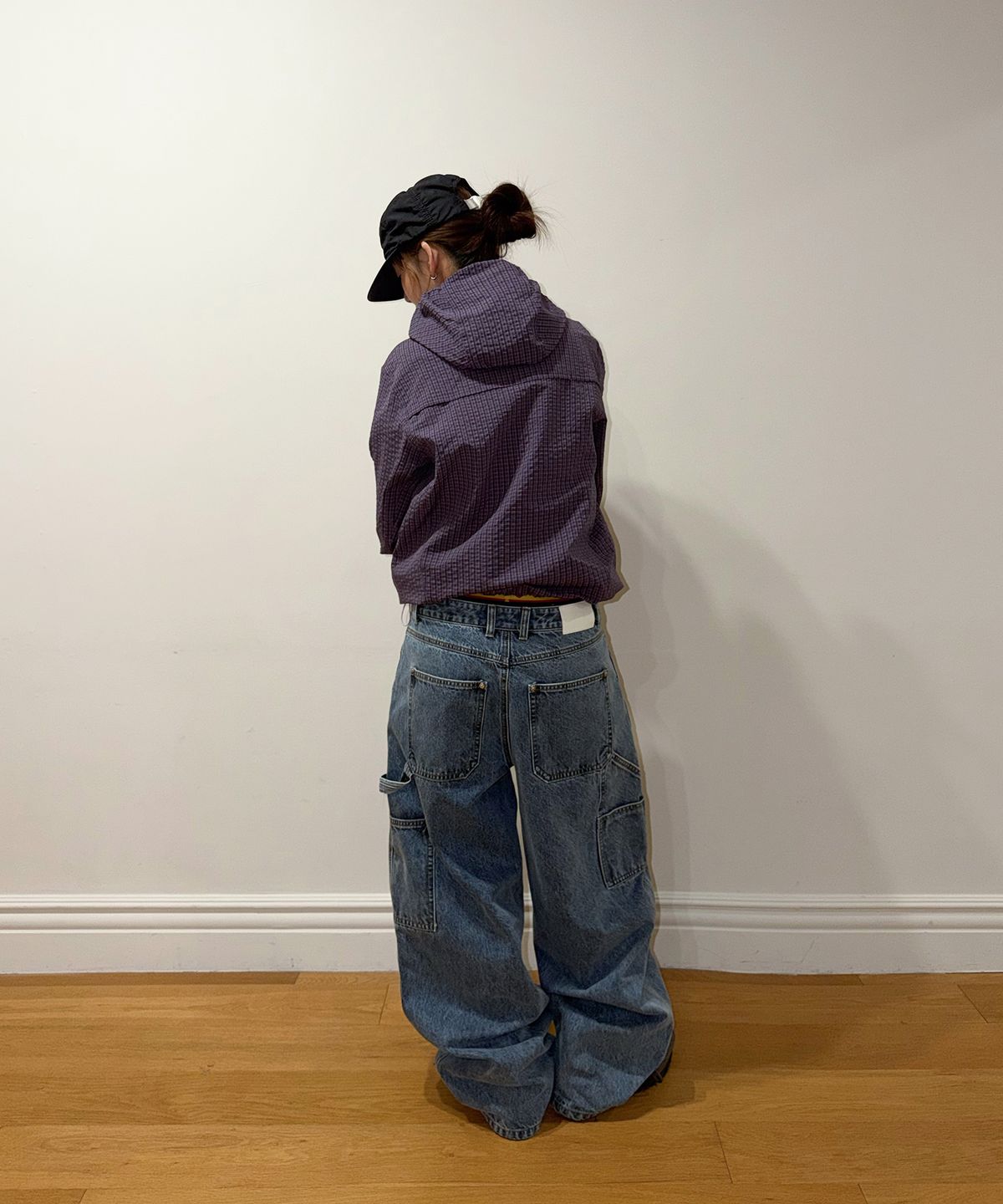 데프가먼츠(DEFGARMENTS) (DEFG X US) CHECK WIND JACKET [2COLOR]