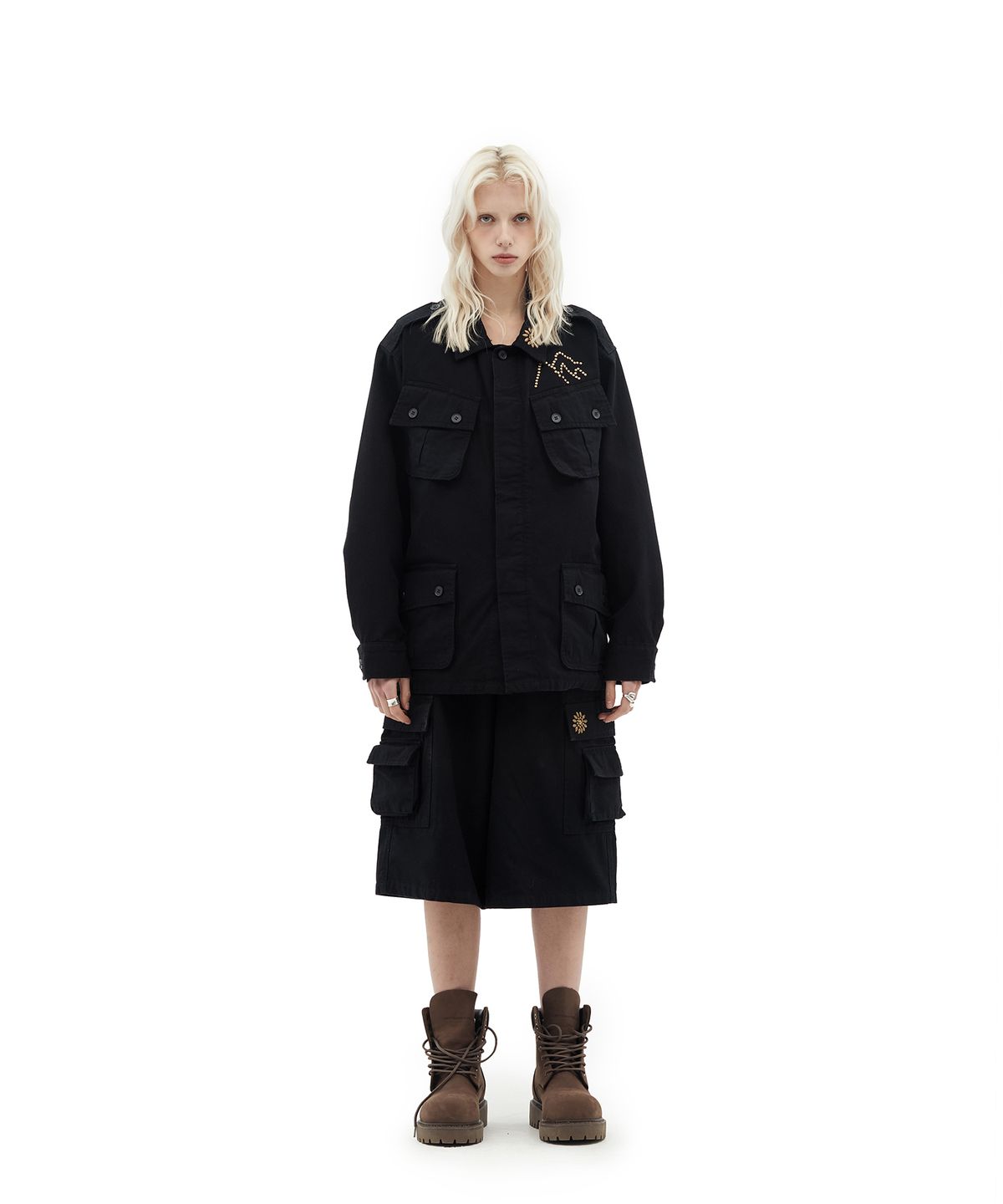 데프가먼츠(DEFGARMENTS) COTTON FIELD JACKET [BLACK]