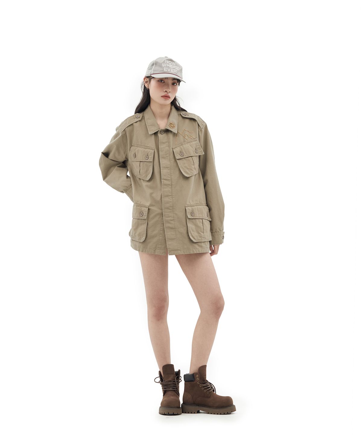 데프가먼츠(DEFGARMENTS) COTTON FIELD JACKET [BEIGE]