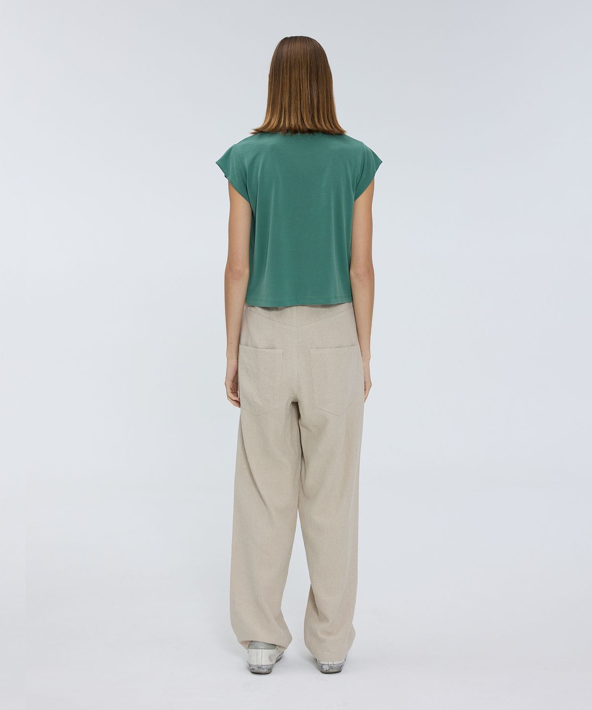 므아므(MMAM) Logo basic slim t-shirt