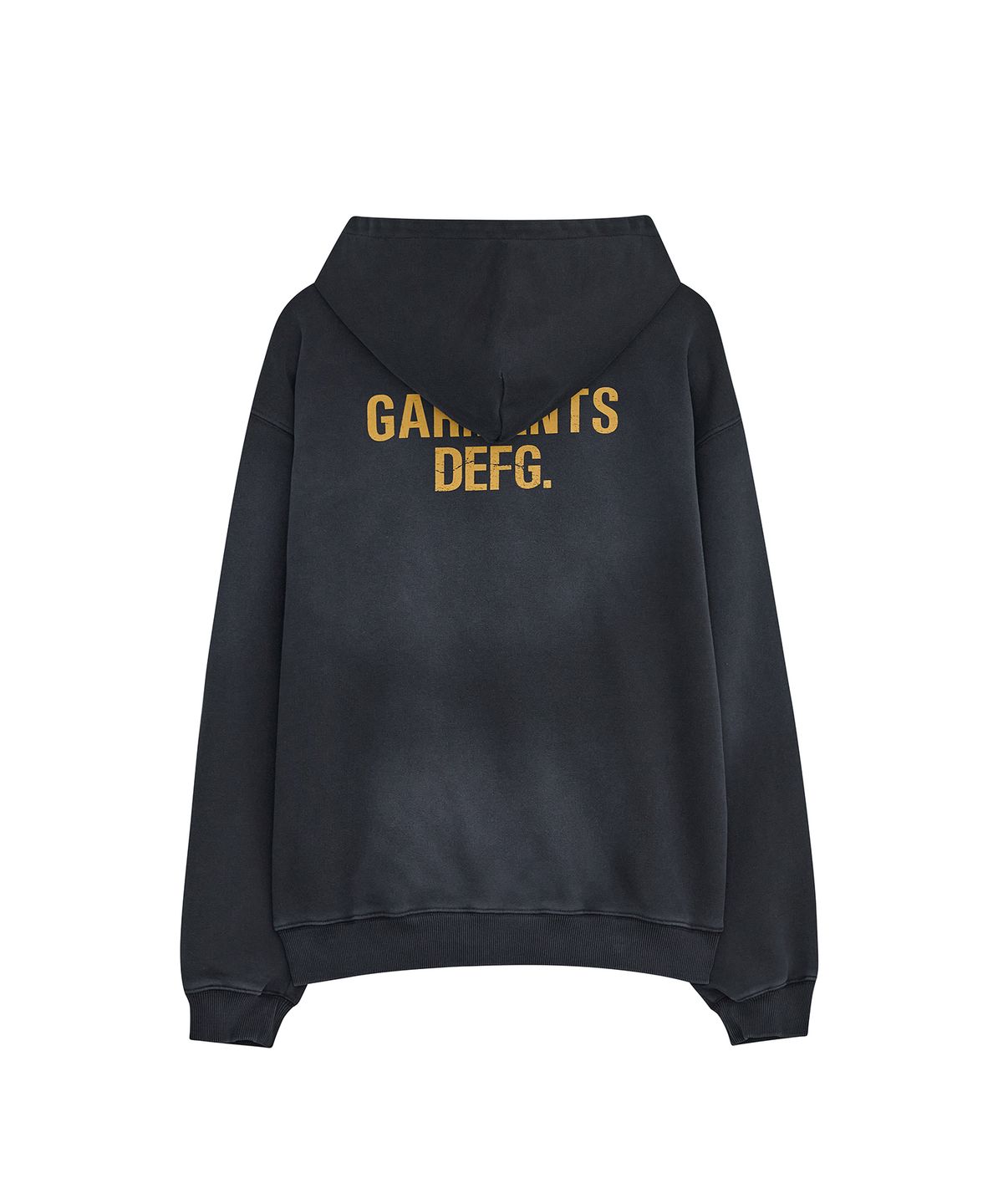 데프가먼츠(DEFGARMENTS) CRACK LOGO SWEAT HOOD [NAVY]