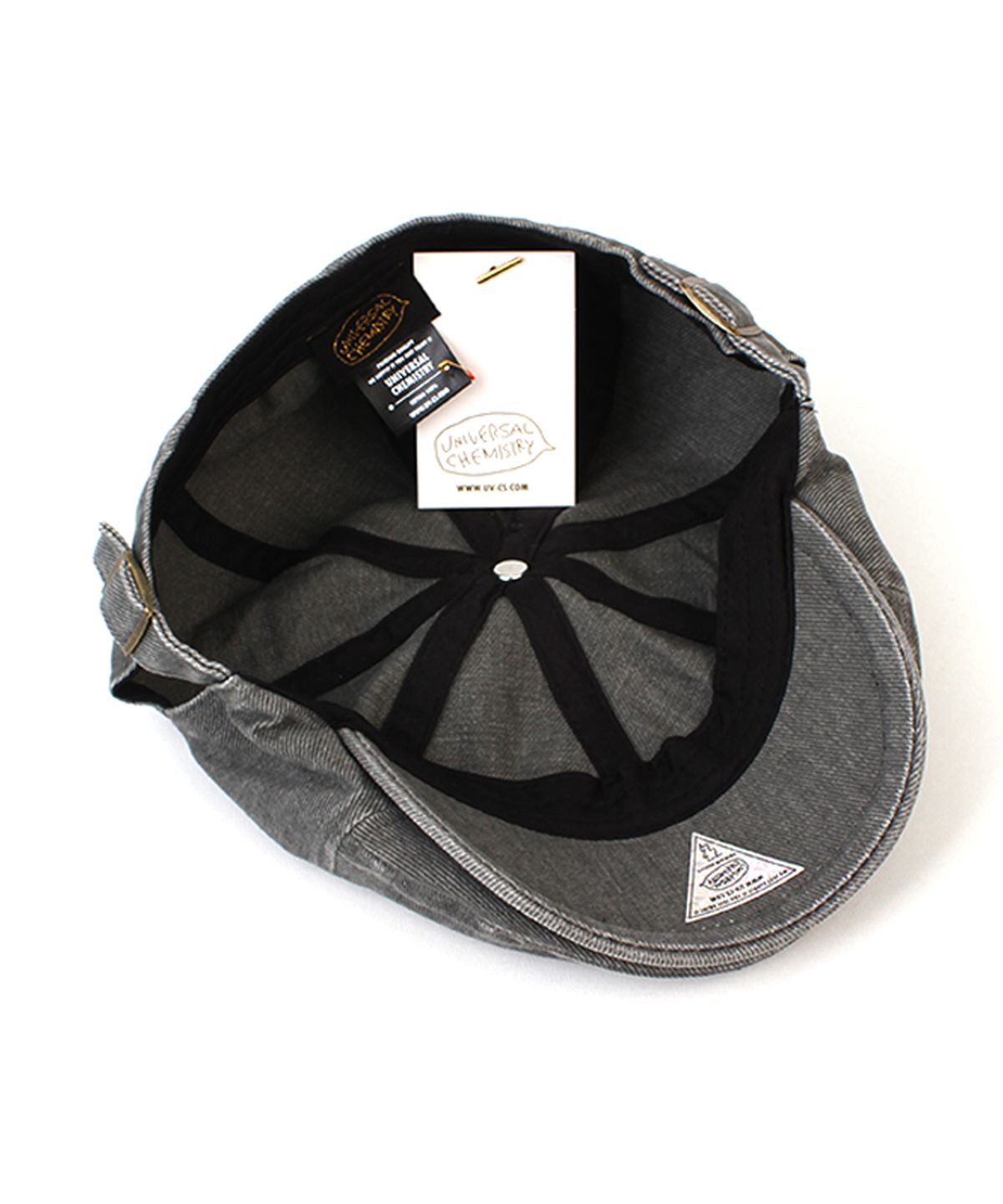 유니버셜 케미스트리(UNIVERSAL CHEMISTRY) Pigment Washing Gray Huntingcap 헌팅캡