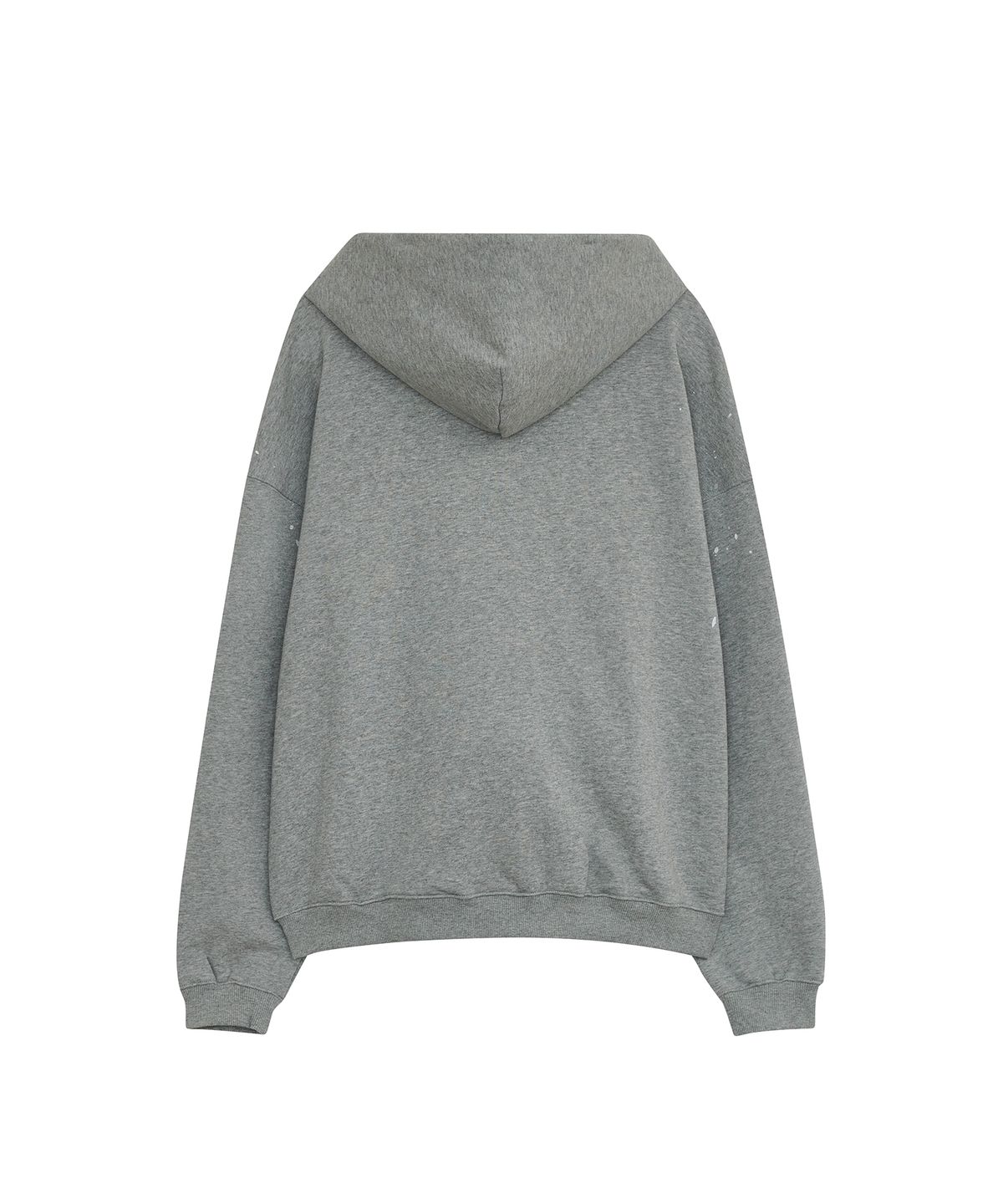 데프가먼츠(DEFGARMENTS) PAINTING BRUSHED HOOD ZIP UP [MELANGE]