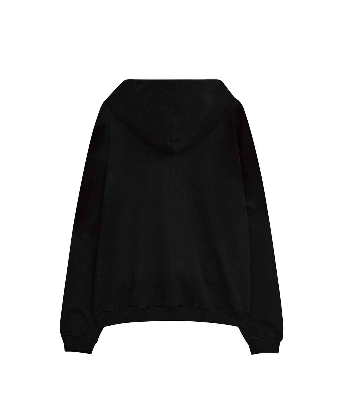 데프가먼츠(DEFGARMENTS) PAINTING BRUSHED HOOD ZIP UP [BLACK]