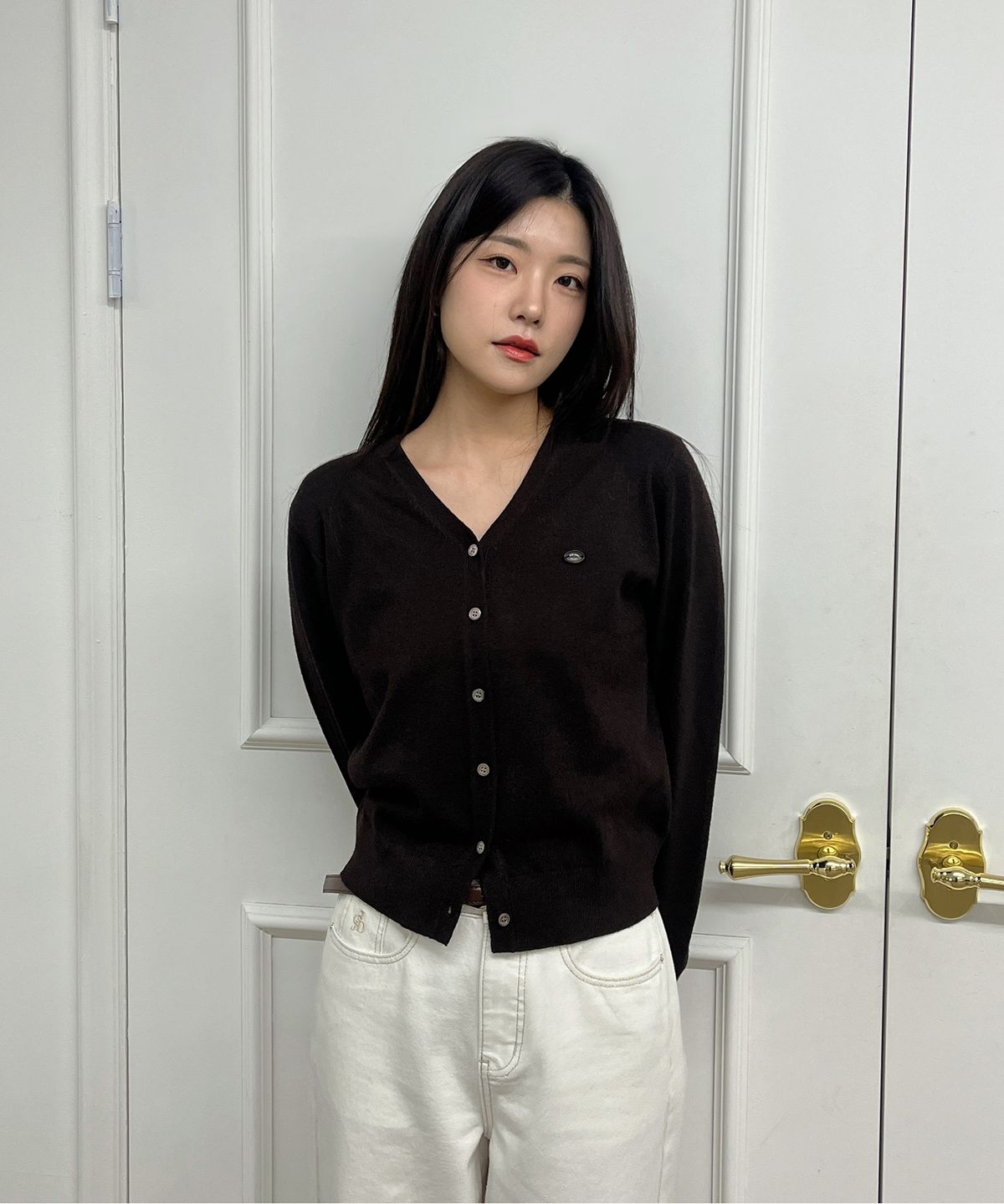쥬시쥬디(JUCYJUDY) [2PACK] 라운드+브이넥가디건 J1KT020K