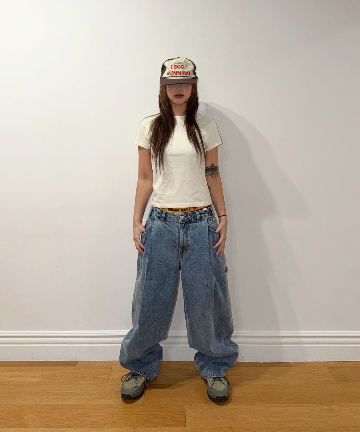 데프가먼츠(DEFGARMENTS) (DEFG X US) CARPENTER DENIM PANTS [INDIGO]
