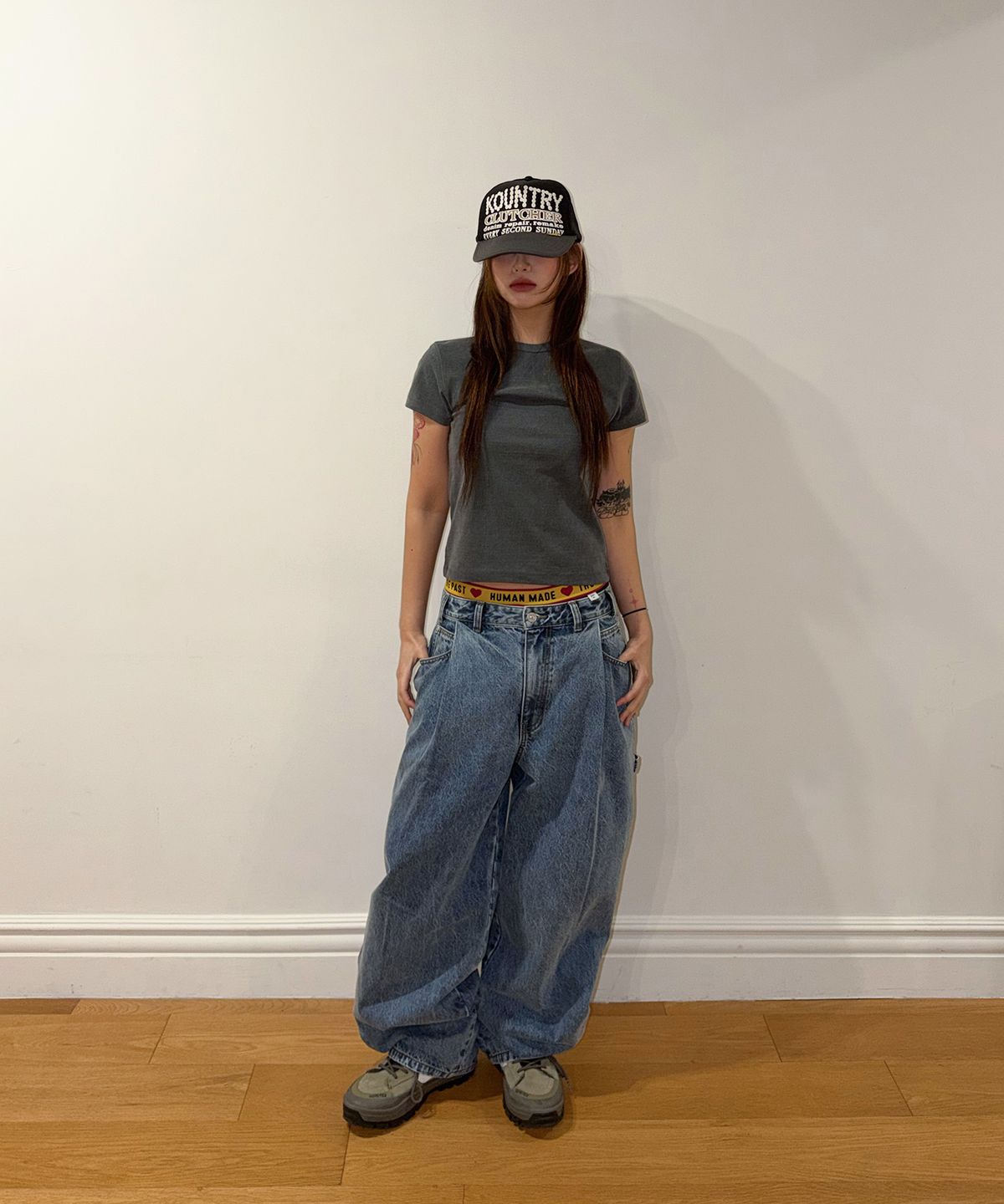 데프가먼츠(DEFGARMENTS) (DEFG X US) CARPENTER DENIM PANTS [INDIGO]