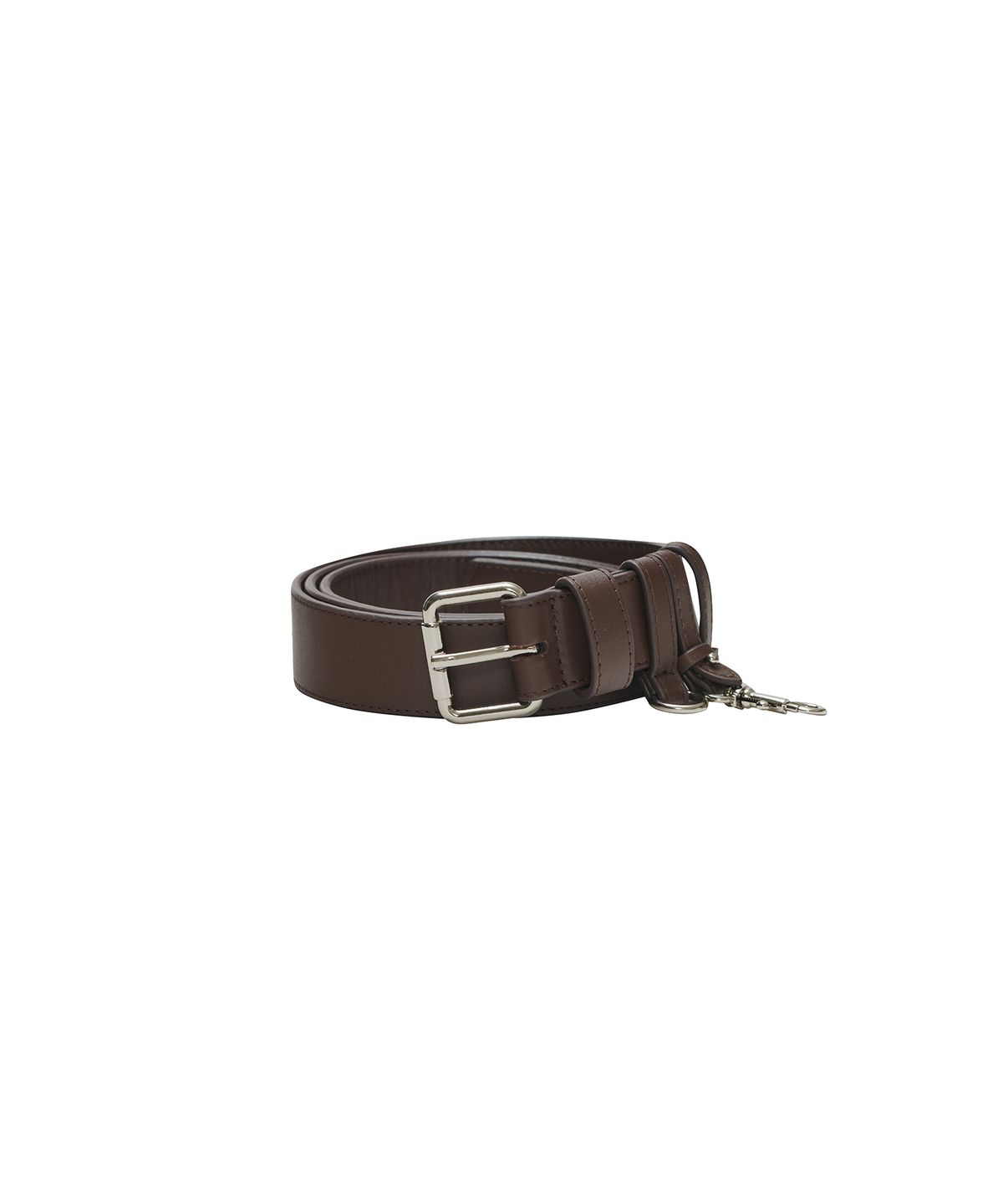 데프가먼츠(DEFGARMENTS) TWO RING BELT [BROWN]
