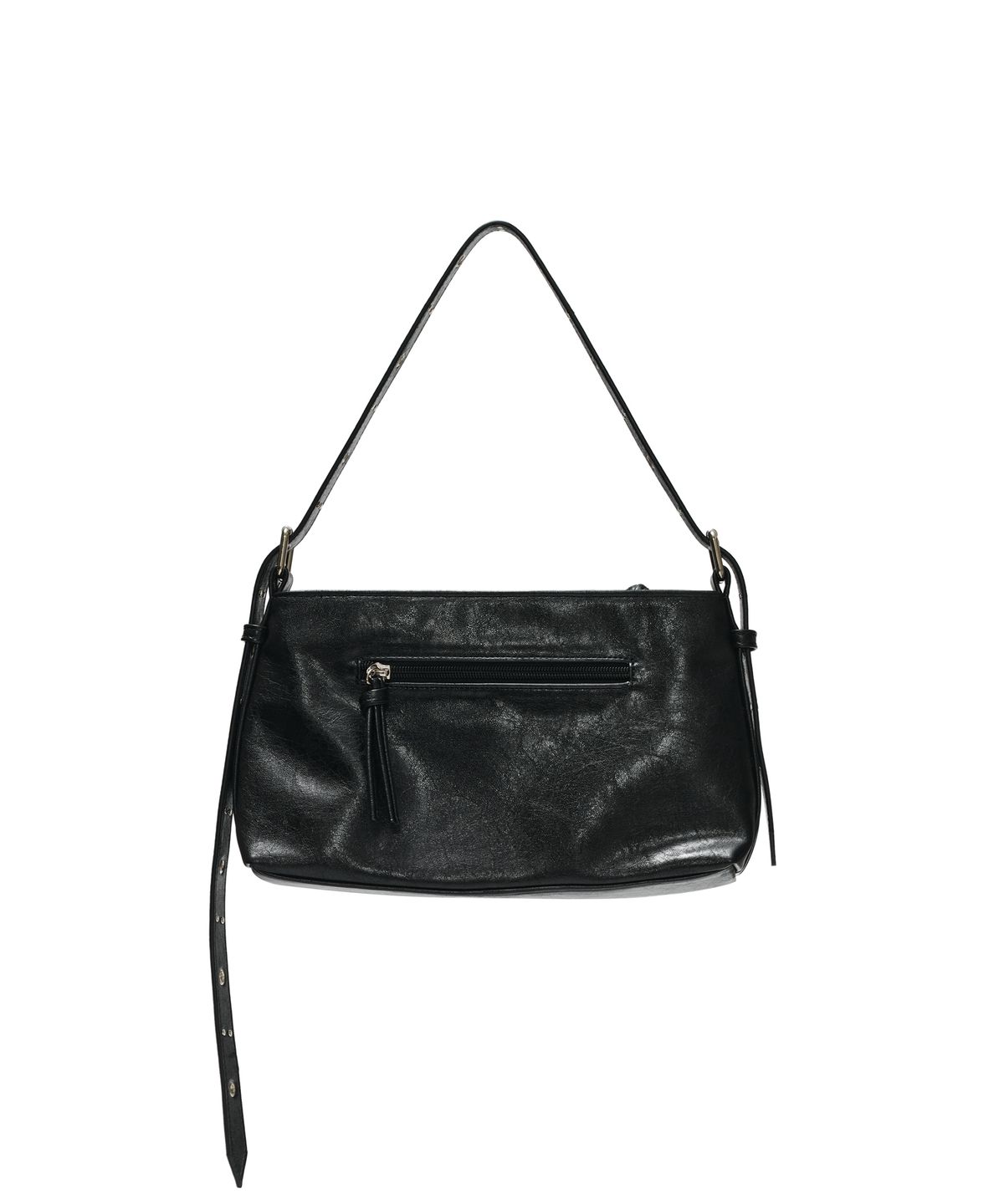 데프가먼츠(DEFGARMENTS) EYELET SHOULDER BAG [BLACK]