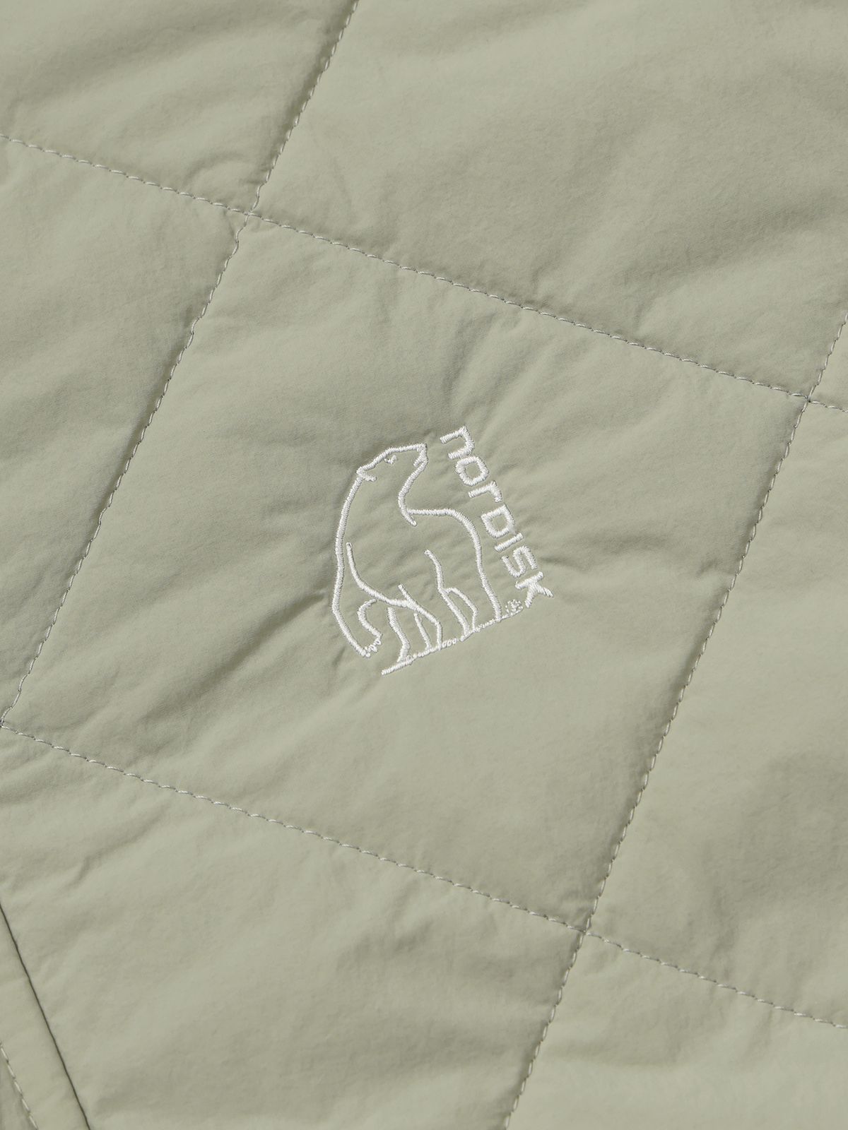 노르디스크(NORDISK) 카라 퀼팅 자켓 - M_Light Khaki