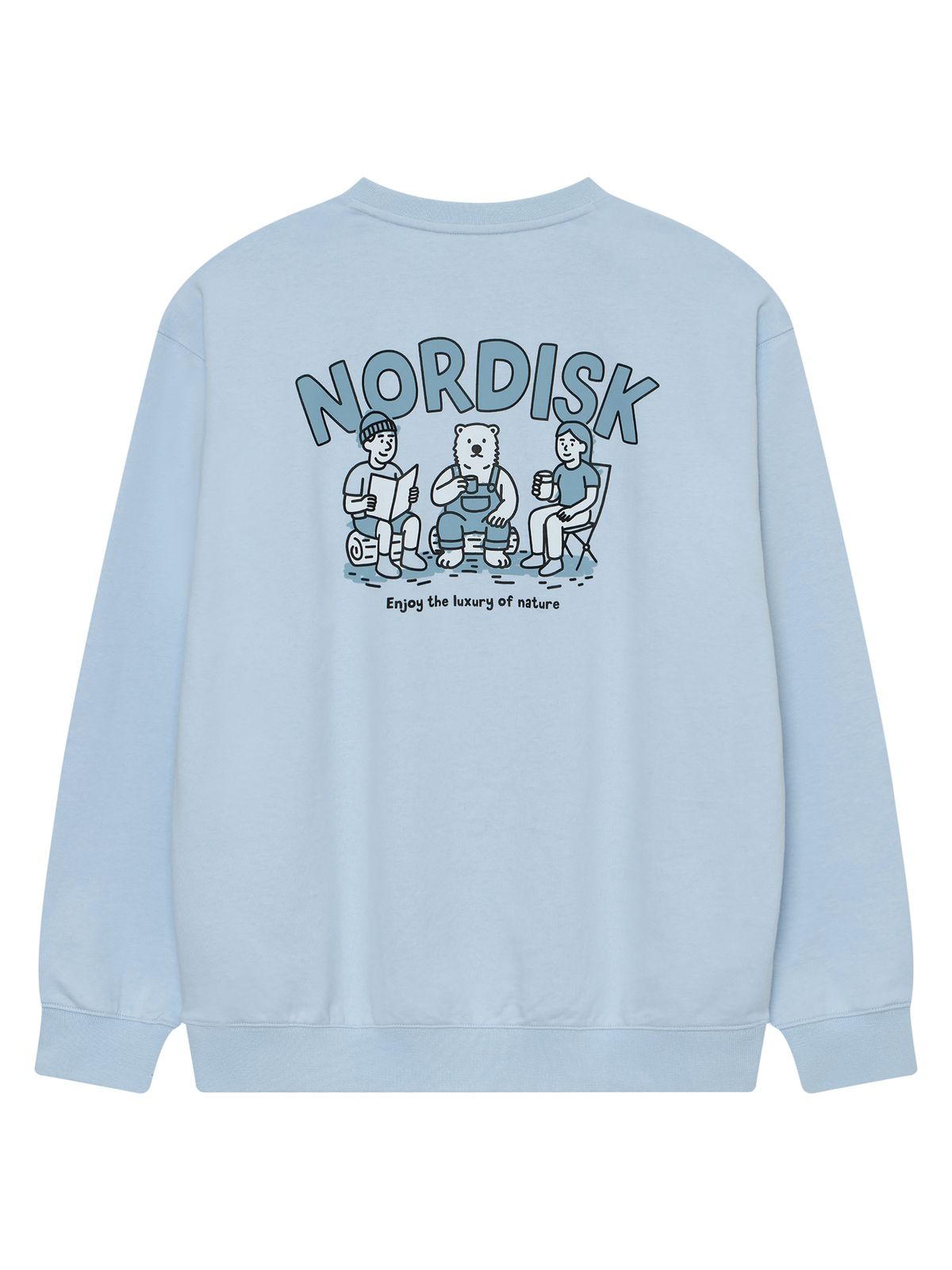 노르디스크(NORDISK) 티타임 맨투맨 - U_ICE BLUE