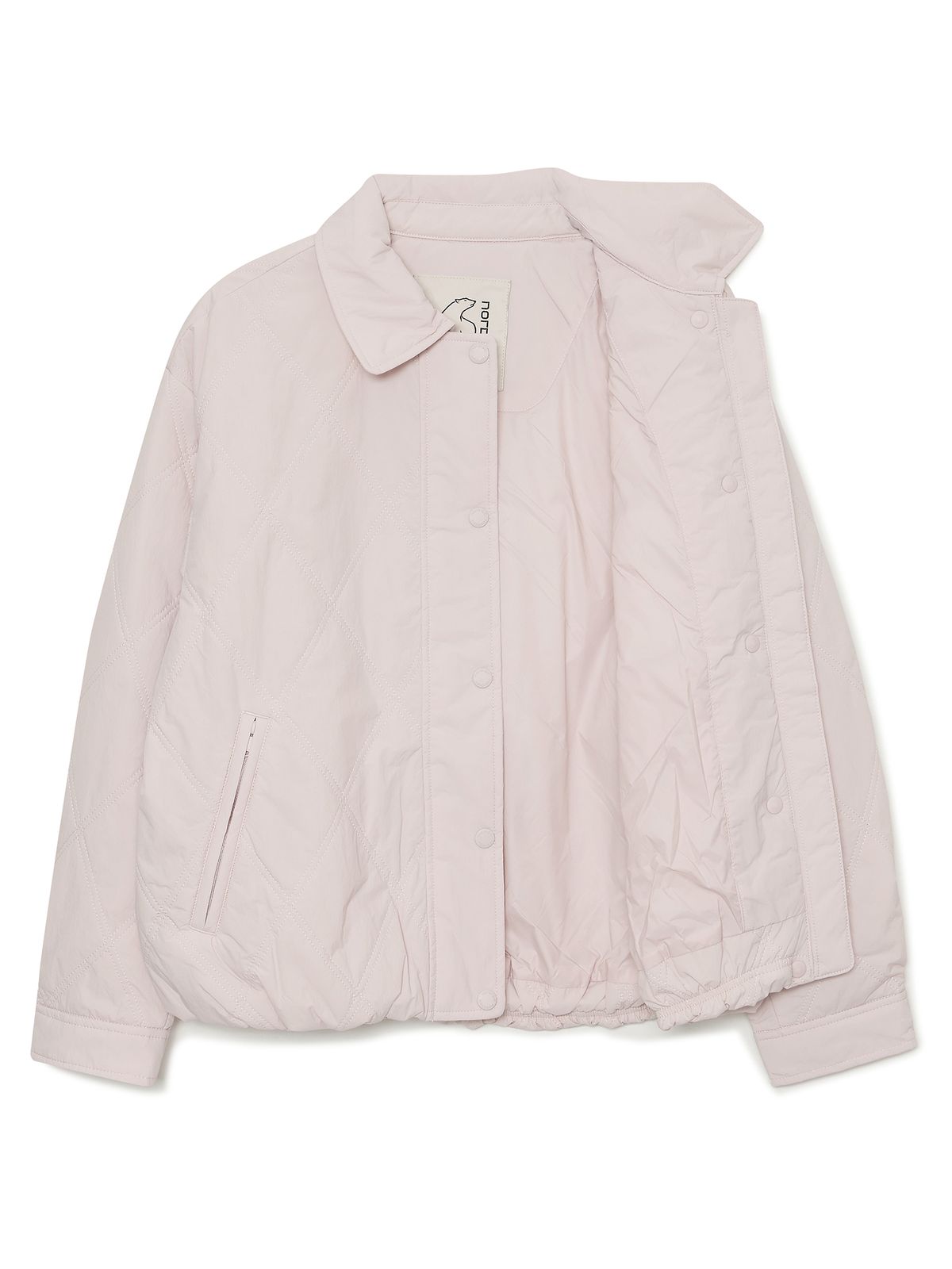 노르디스크(NORDISK) 카라 퀼팅 자켓 - W_Light Pink