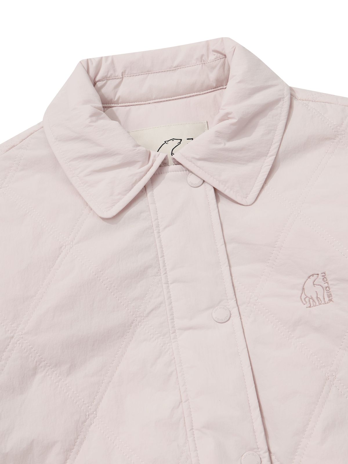노르디스크(NORDISK) 카라 퀼팅 자켓 - W_Light Pink