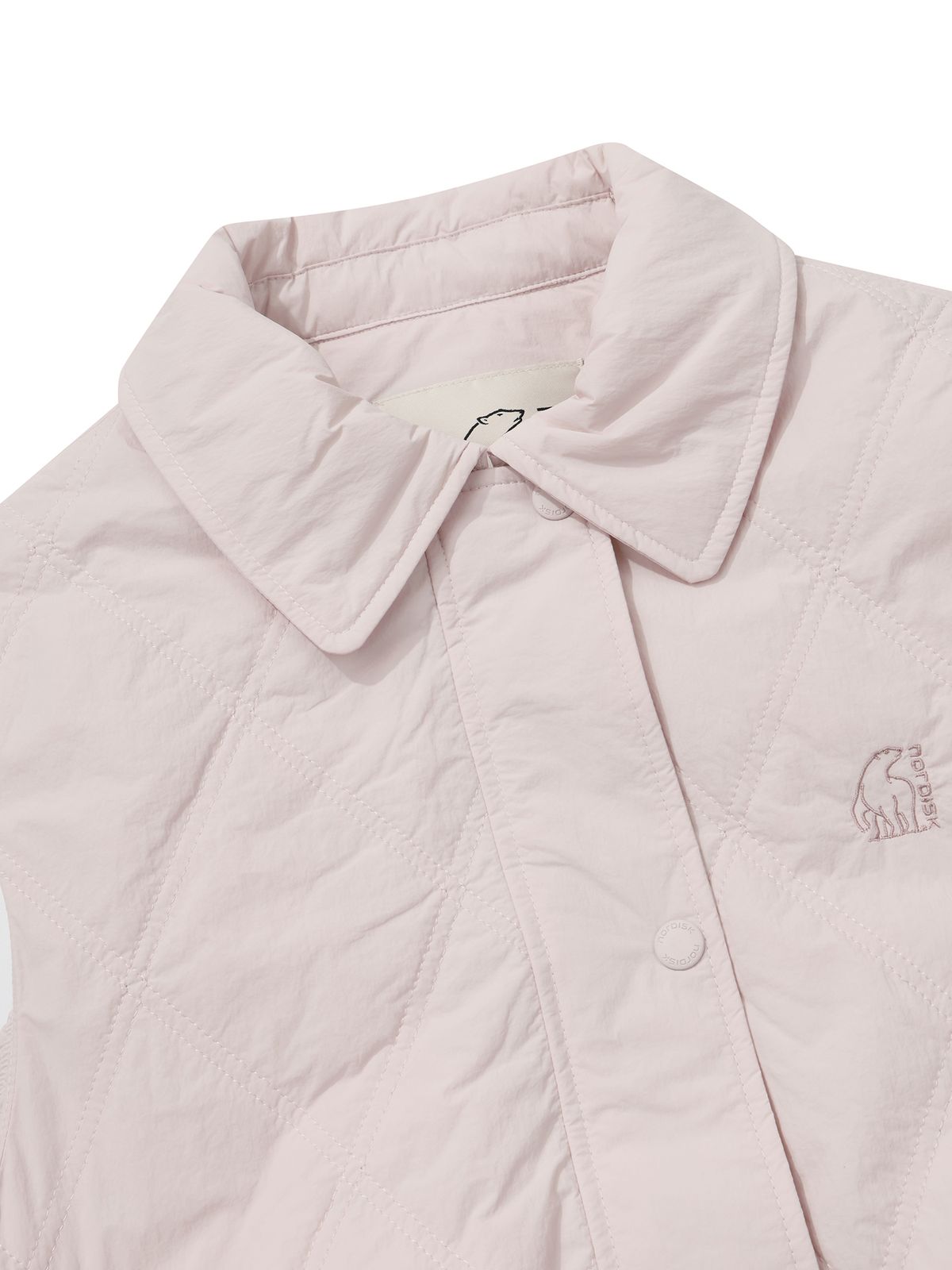 노르디스크(NORDISK) 카라 퀼팅 베스트 - W_Light Pink