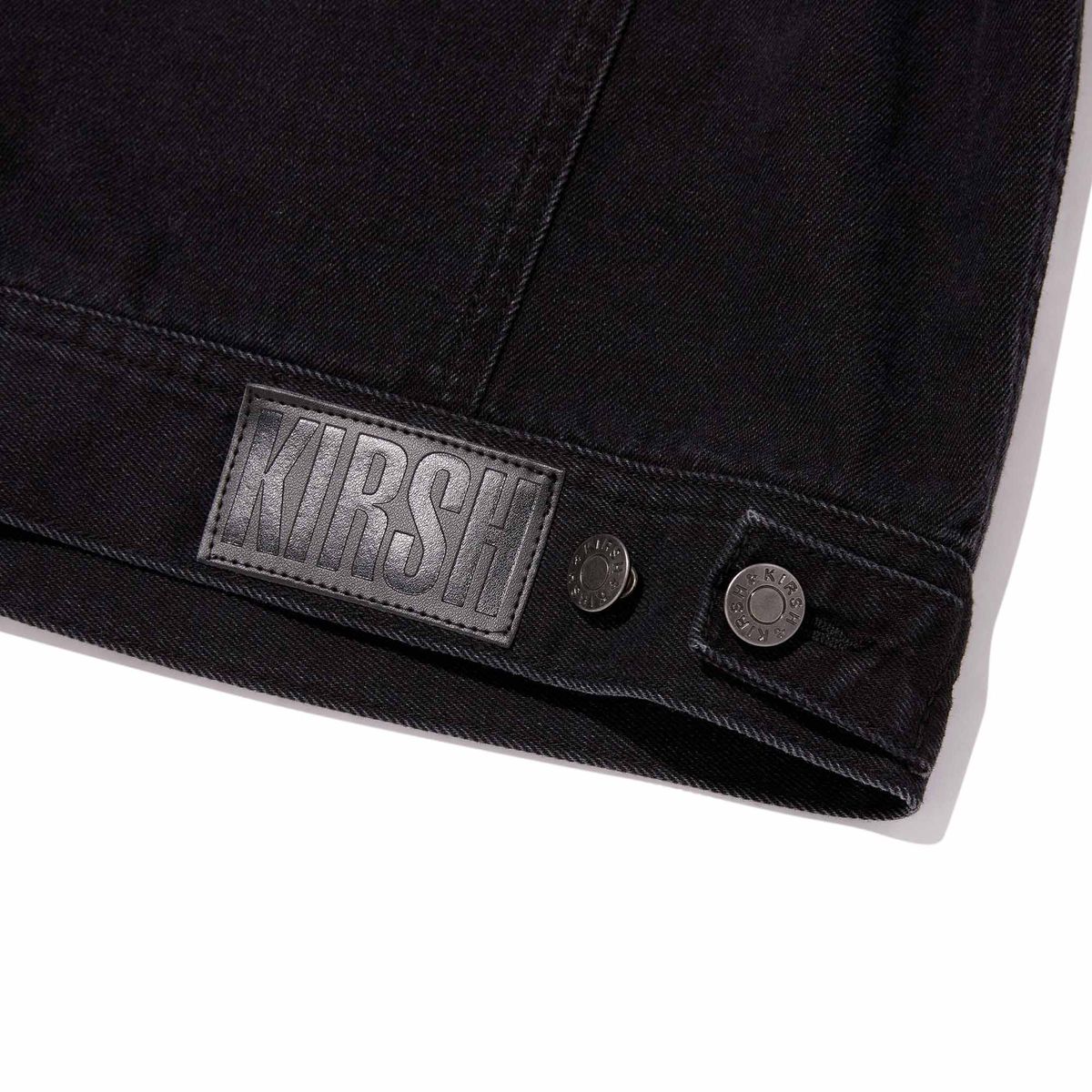 키르시(KIRSH) 플레인 스탠다드핏 데님 자켓 [블랙]