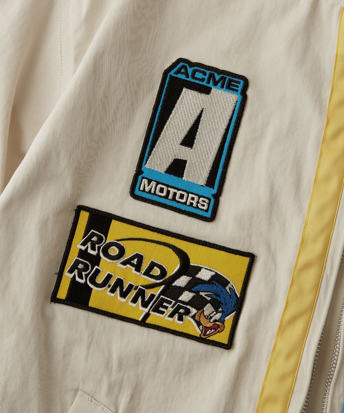 아웃스탠딩(OUTSTANDING) [LOONEY TUNES] RACING JACKET_IVORY