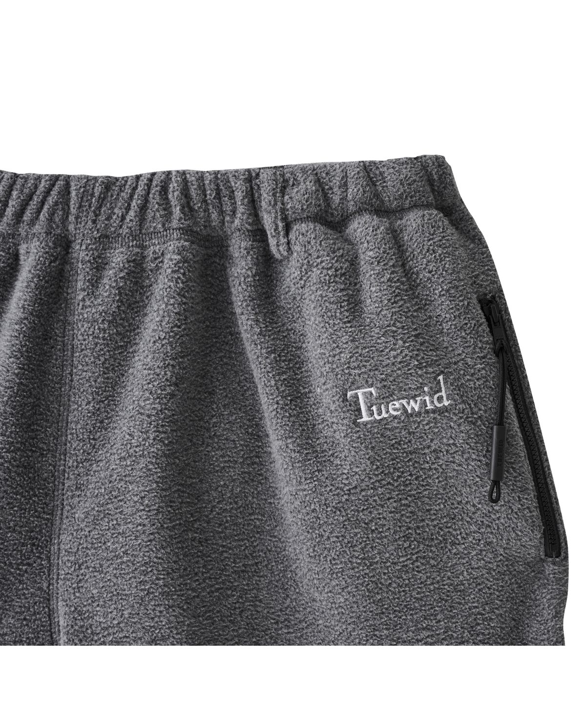 투위드(TUEWID) Two way fleece set up pants in heather grey
