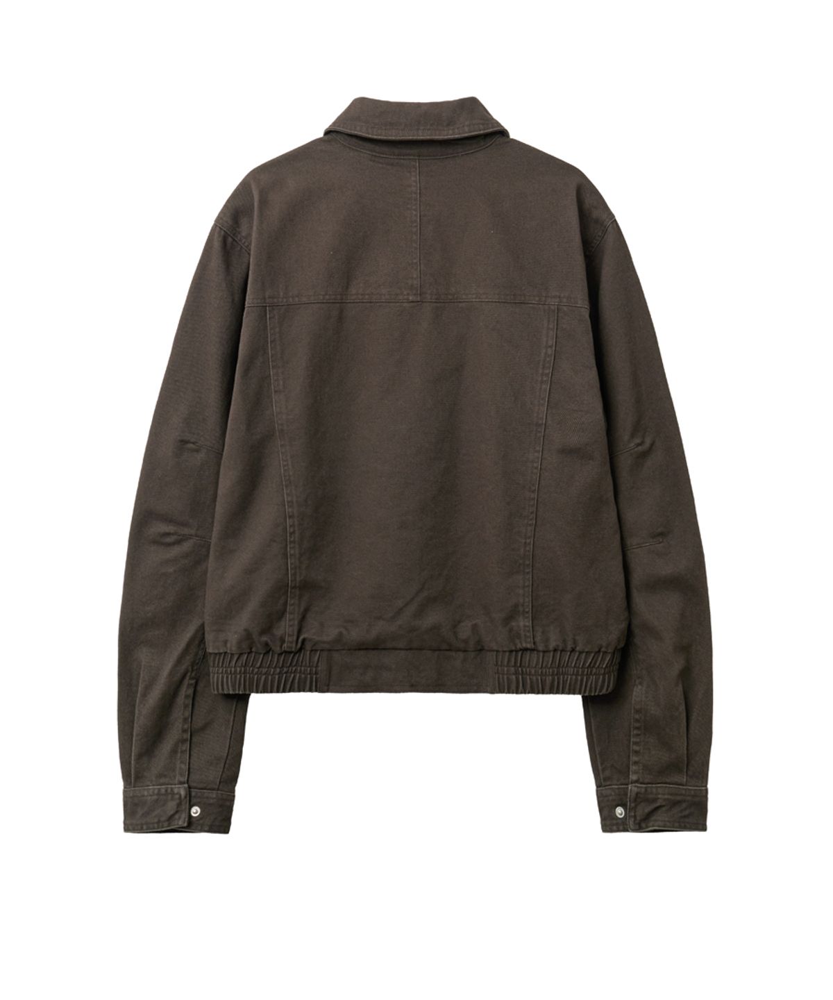 렌세(RENSE) Studded Trucker Jacket Brown
