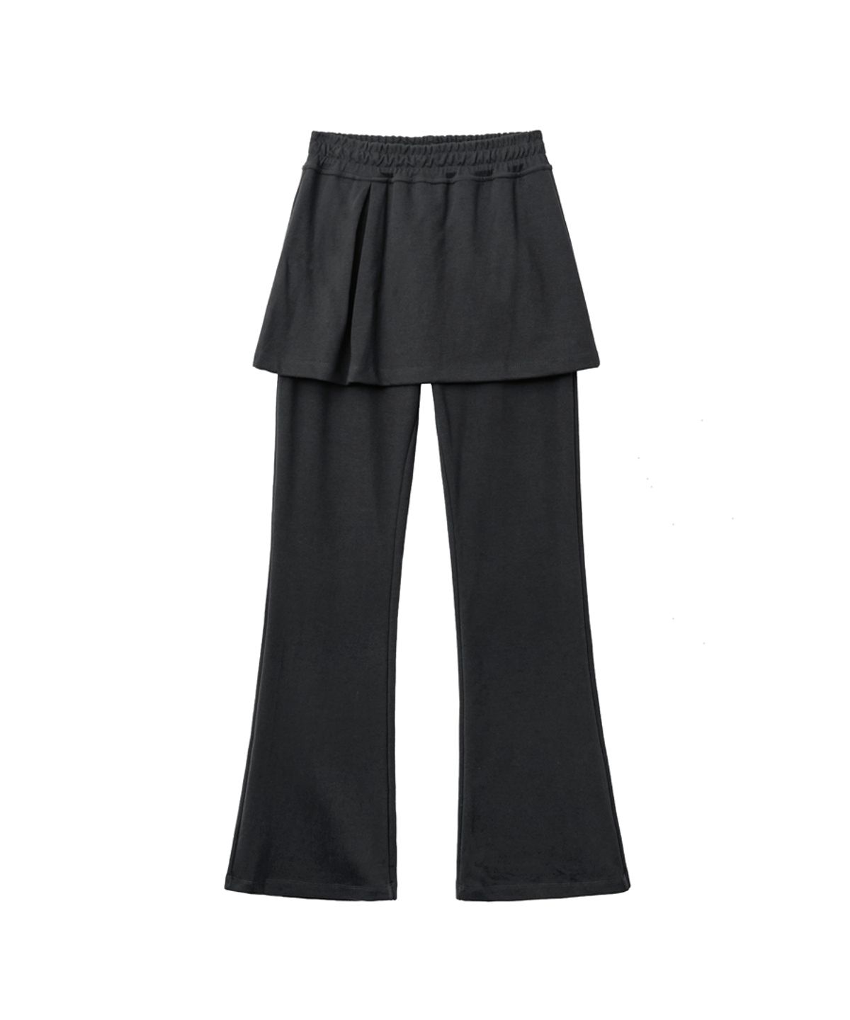 렌세(RENSE) Pintuck Skirt Pants Charcoal