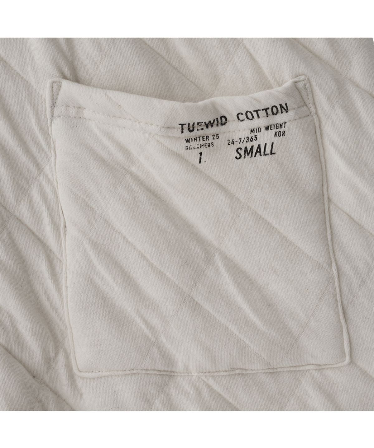 투위드(TUEWID) Gauze cotton wadding pants in cream
