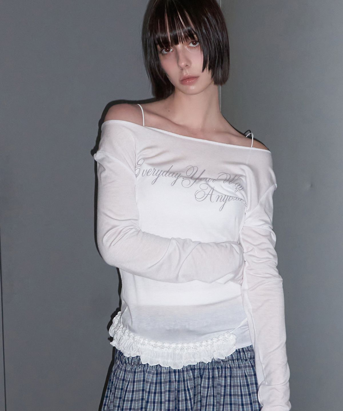 렌세(RENSE) Everyday Your Way Graphic T-Shirt White