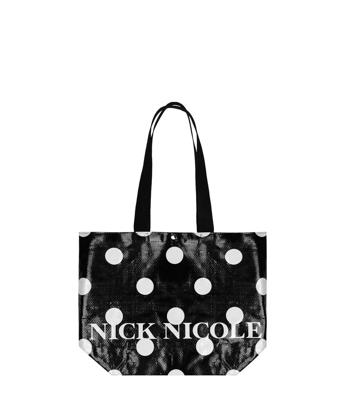 닉앤니콜(NICK&NICOLE) SIGNATURE BUTTERFLY REUSABLE BAG_DOT BLACK