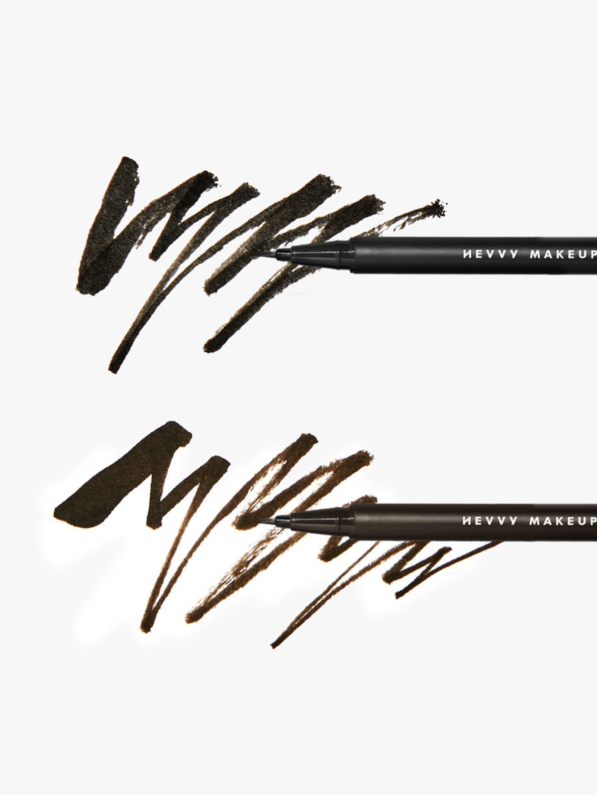 헤비메이크업(HEVVY MAKEUP) [2pack] 디파인 아이즈 펜 라이너 - 롱블랙/미드브라운