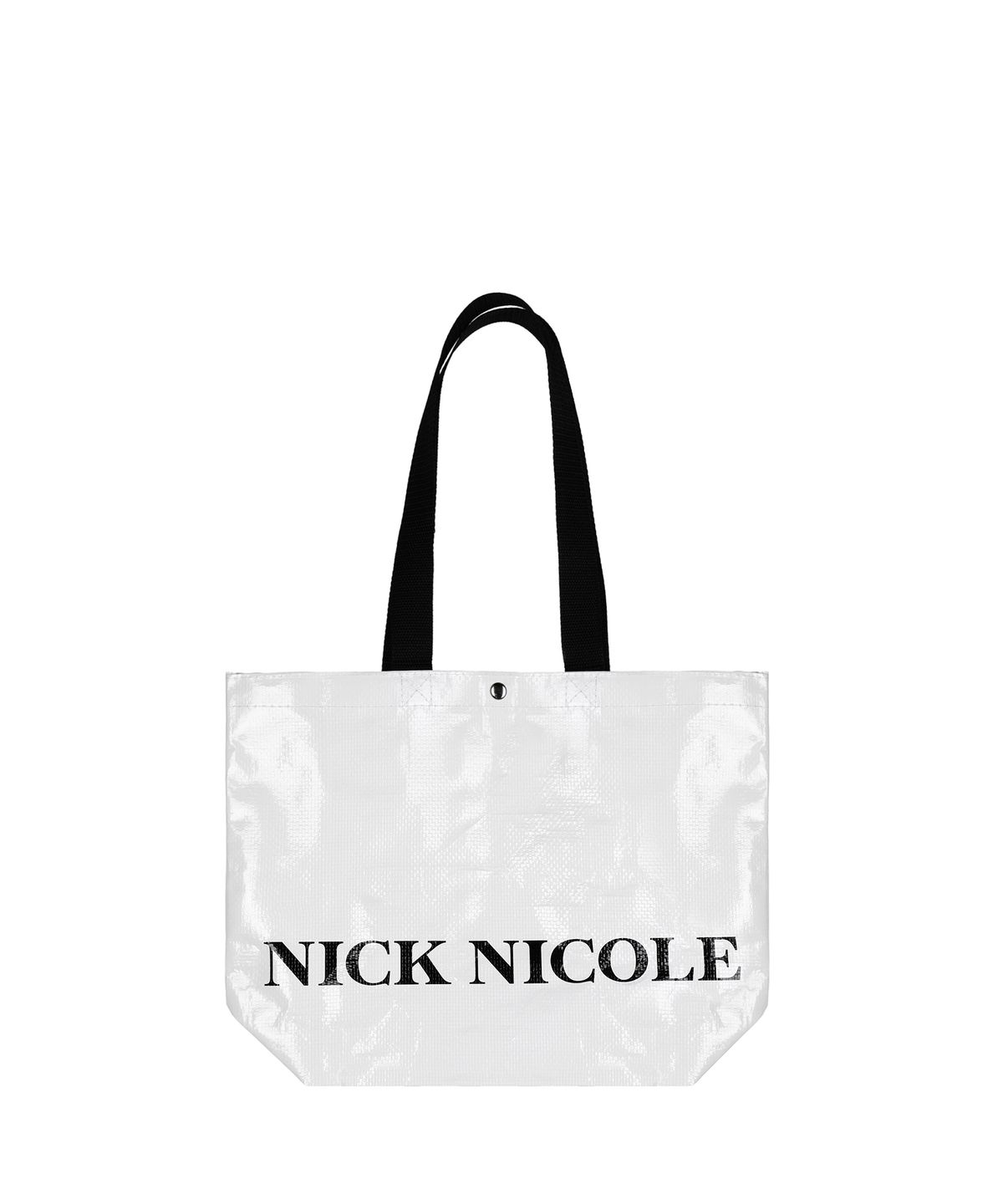 닉앤니콜(NICK&NICOLE) SIGNATURE BUTTERFLY REUSABLE BAG_WHITE