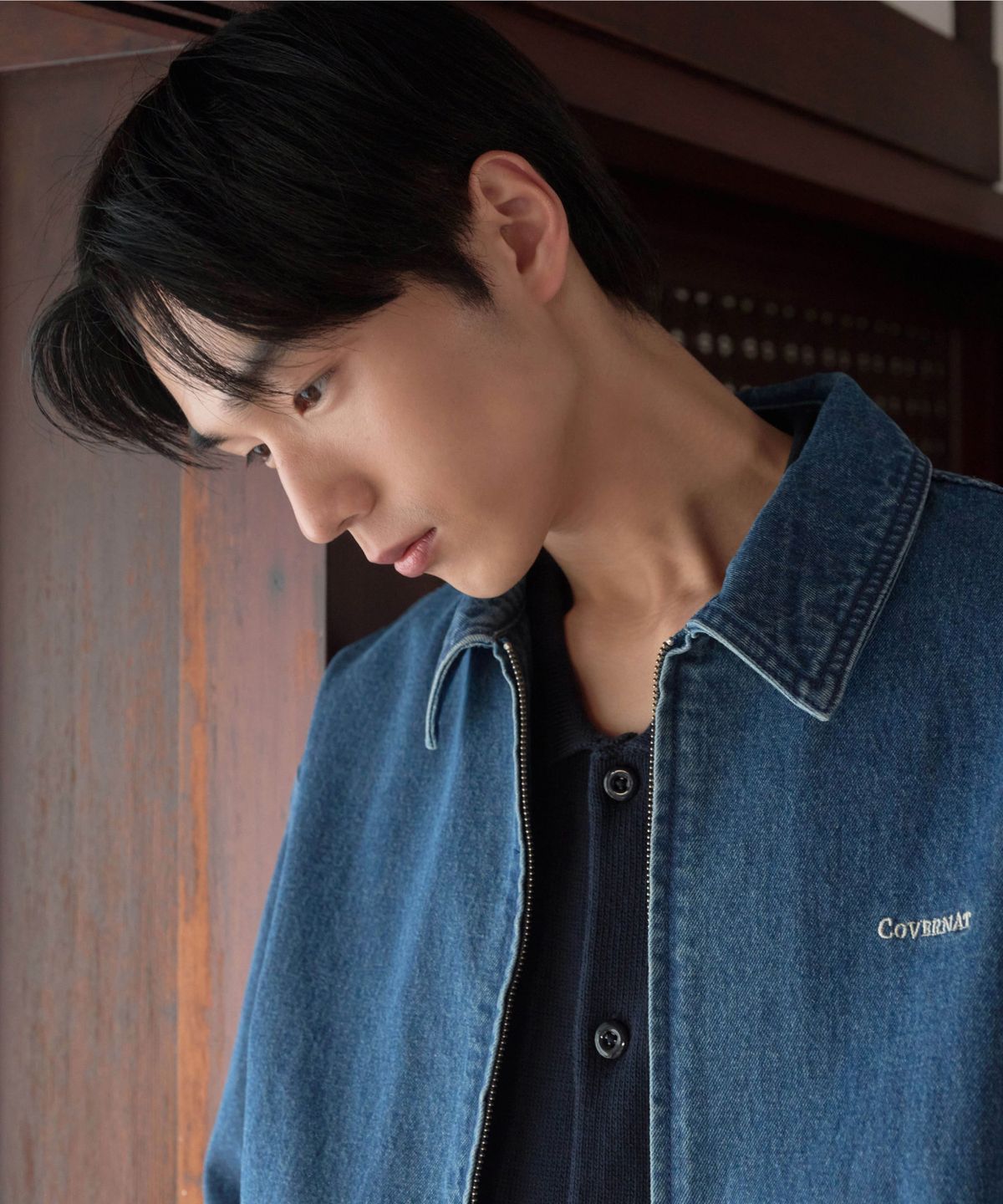 커버낫(COVERNAT) 코듀라 데님 자켓 블루