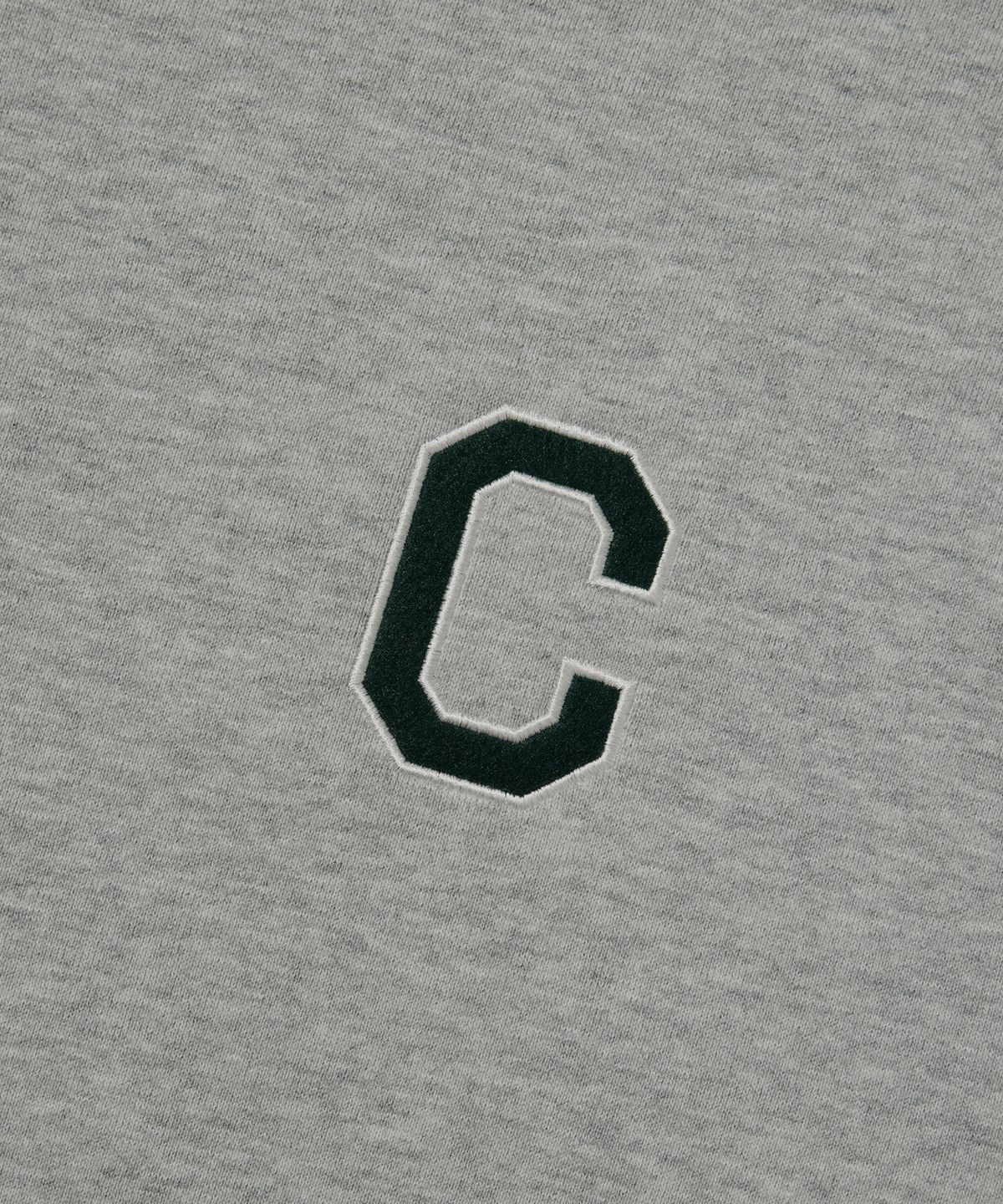 커버낫(COVERNAT) C 로고 후디 멜란지 그레이
