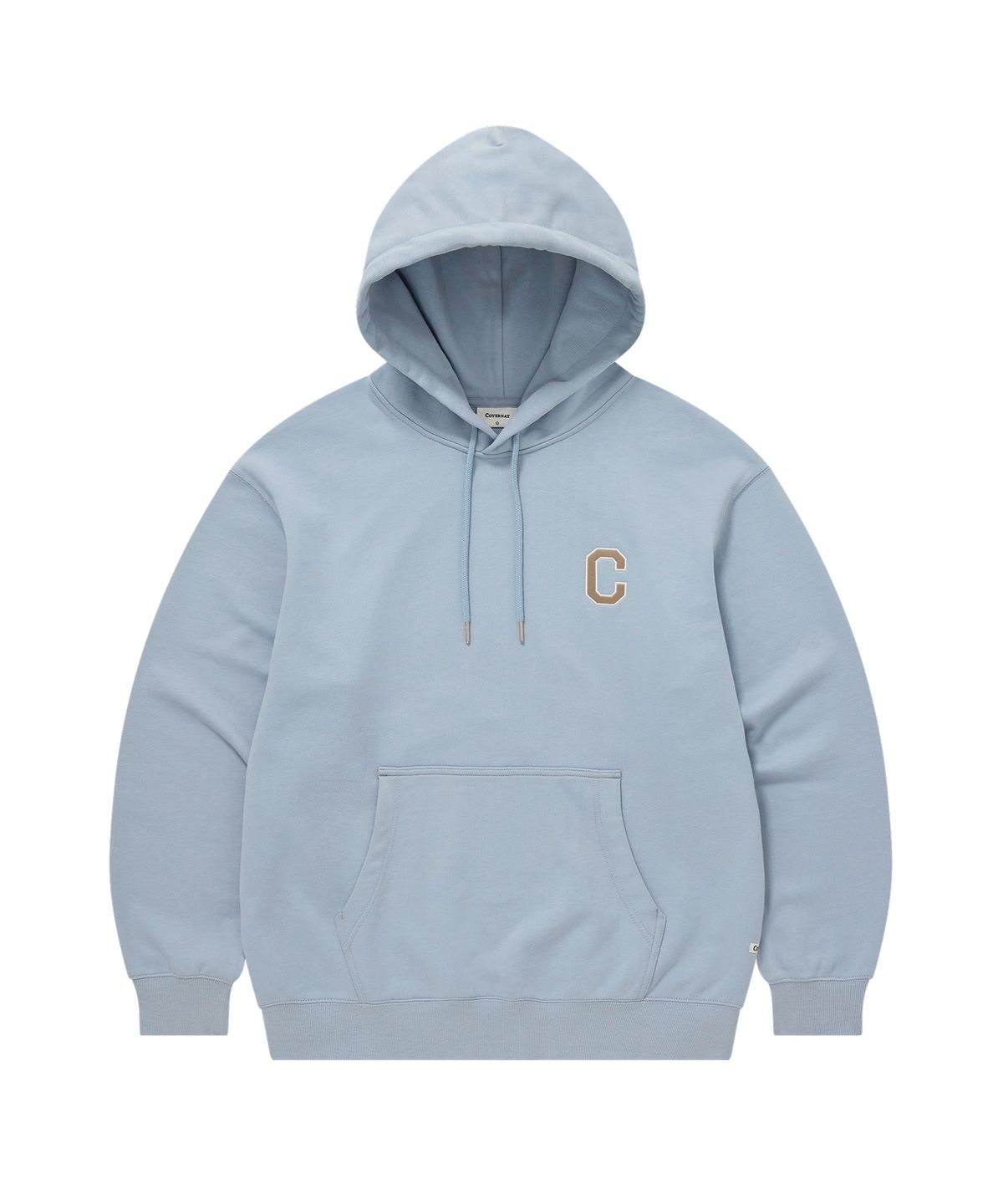 커버낫(COVERNAT) C 로고 후디 스카이블루