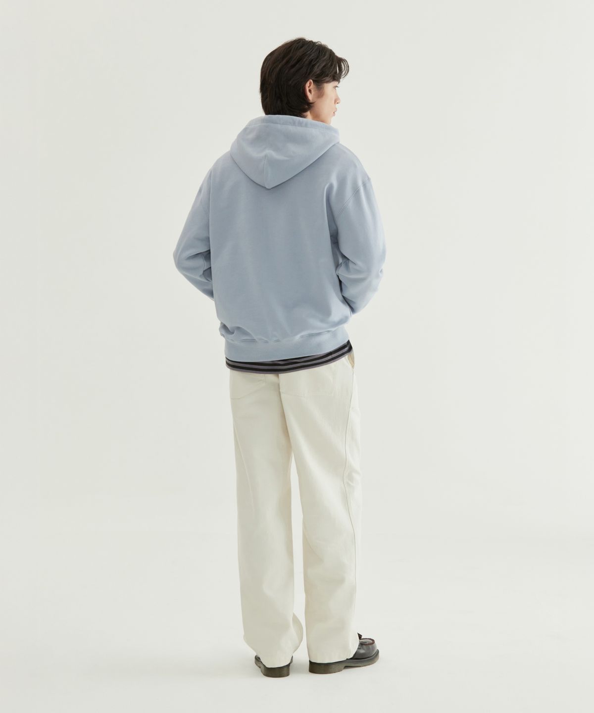 커버낫(COVERNAT) C 로고 후디 스카이블루