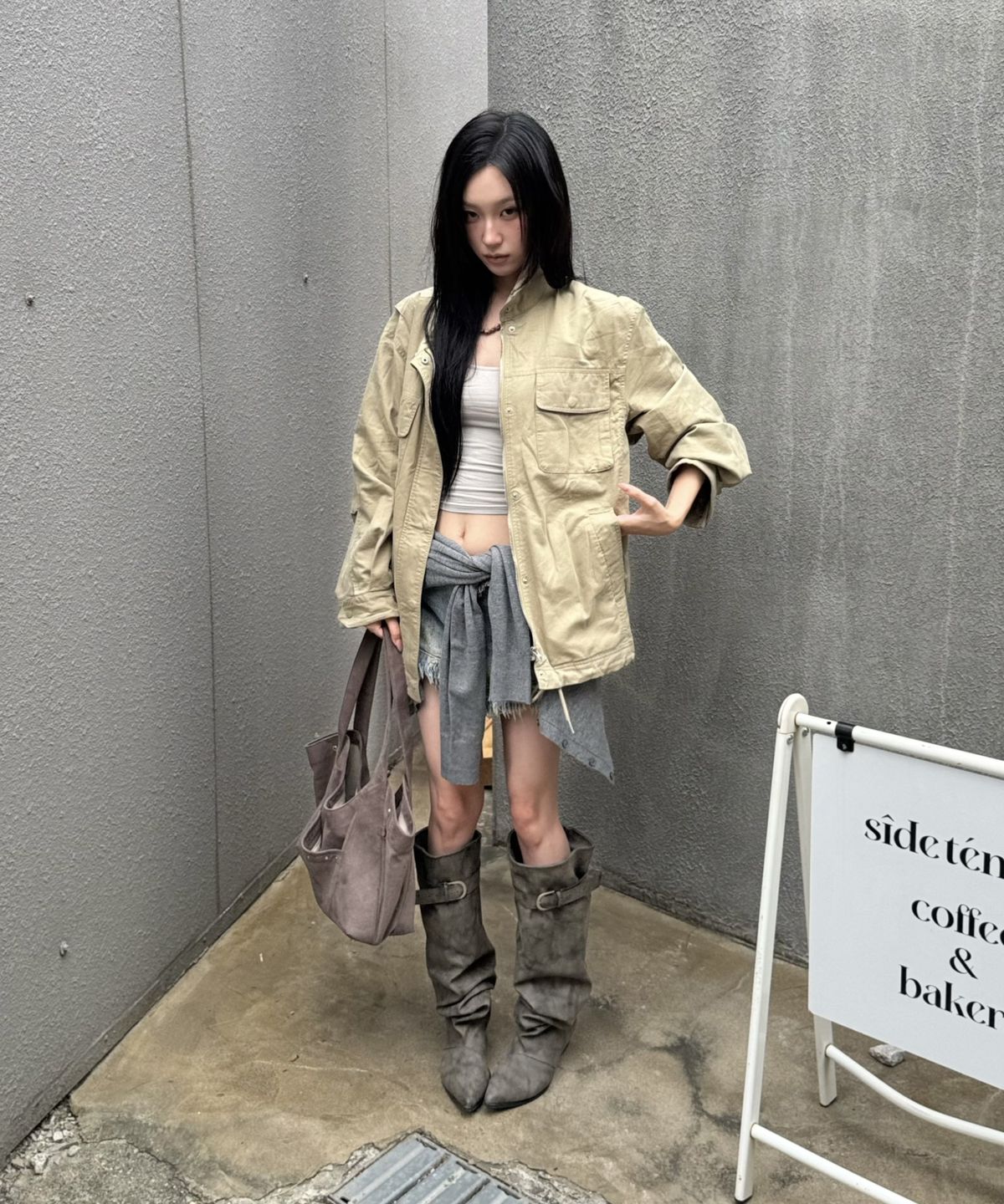 미쏘(MIXXO) 하이넥 점퍼_MIWJJG92QC