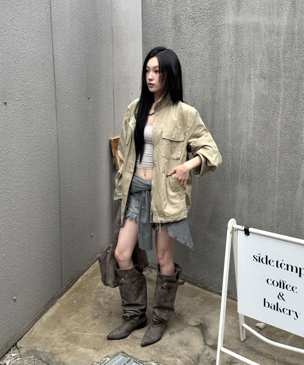 미쏘(MIXXO) 하이넥 점퍼_MIWJJG92QC