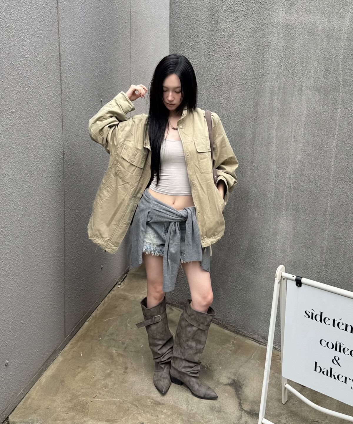 미쏘(MIXXO) 하이넥 점퍼_MIWJJG92QC