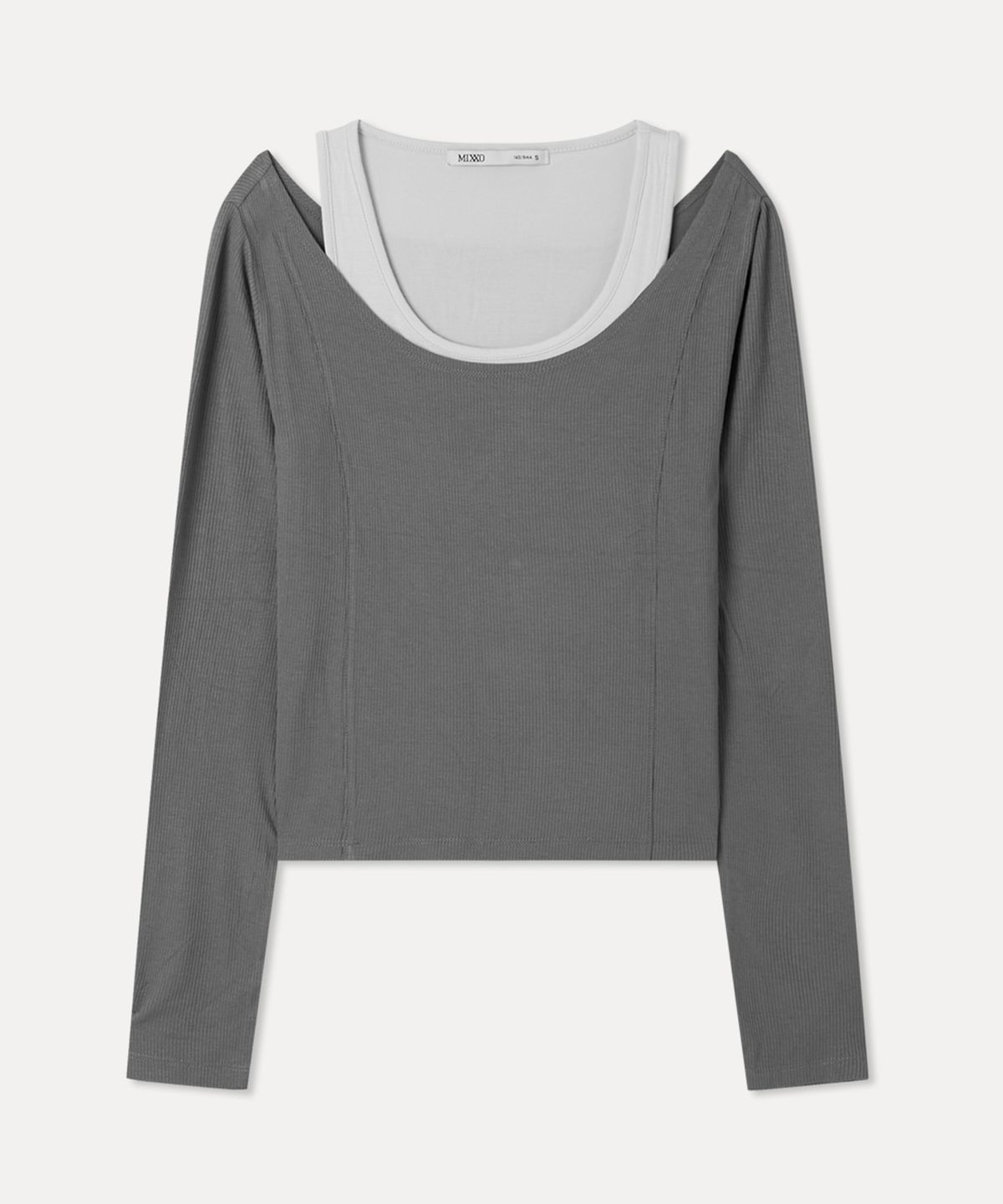 미쏘(MIXXO) 레이어드 긴팔 티셔츠_MIWLWG301A
