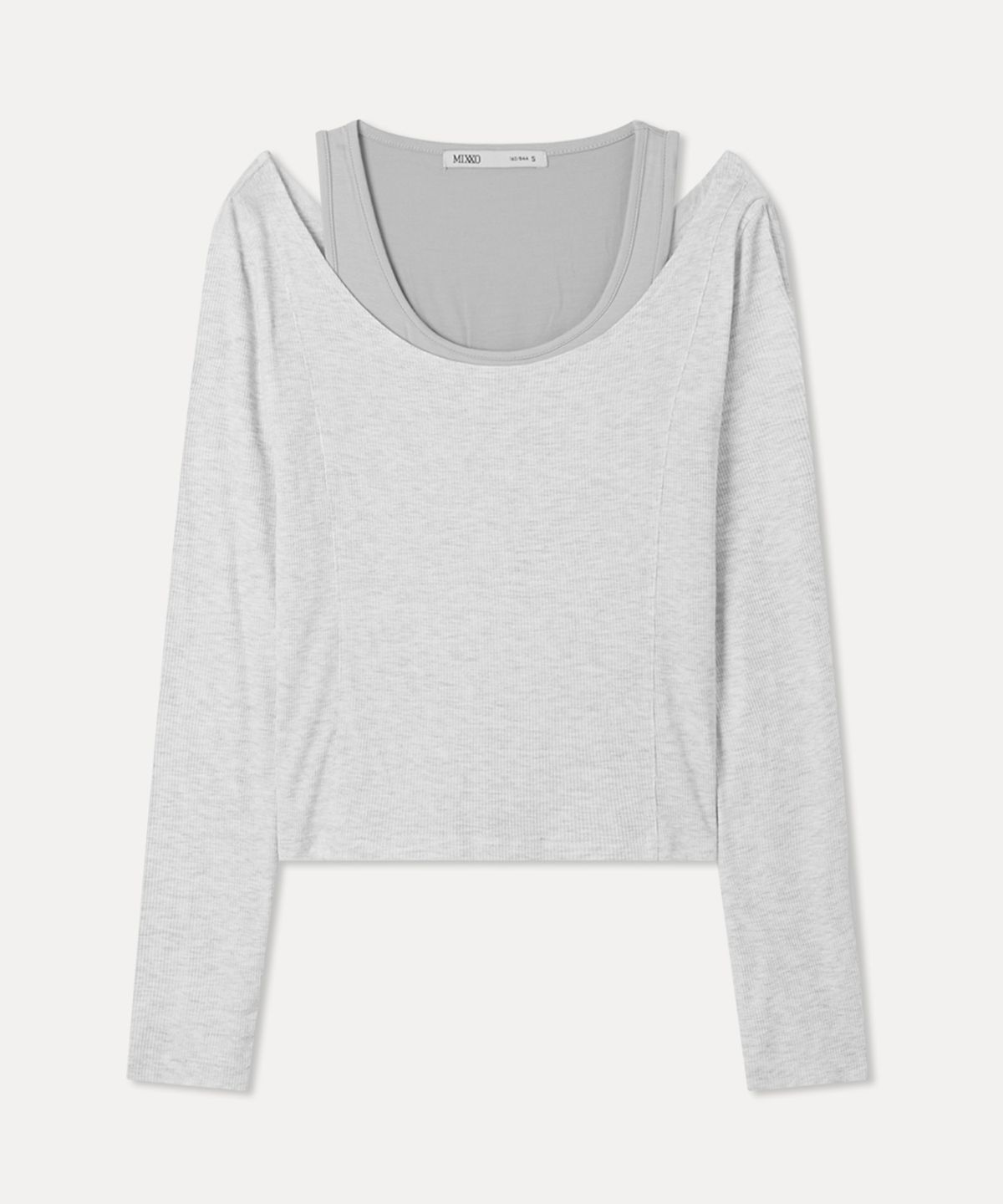 미쏘(MIXXO) 레이어드 긴팔 티셔츠_MIWLWG301A