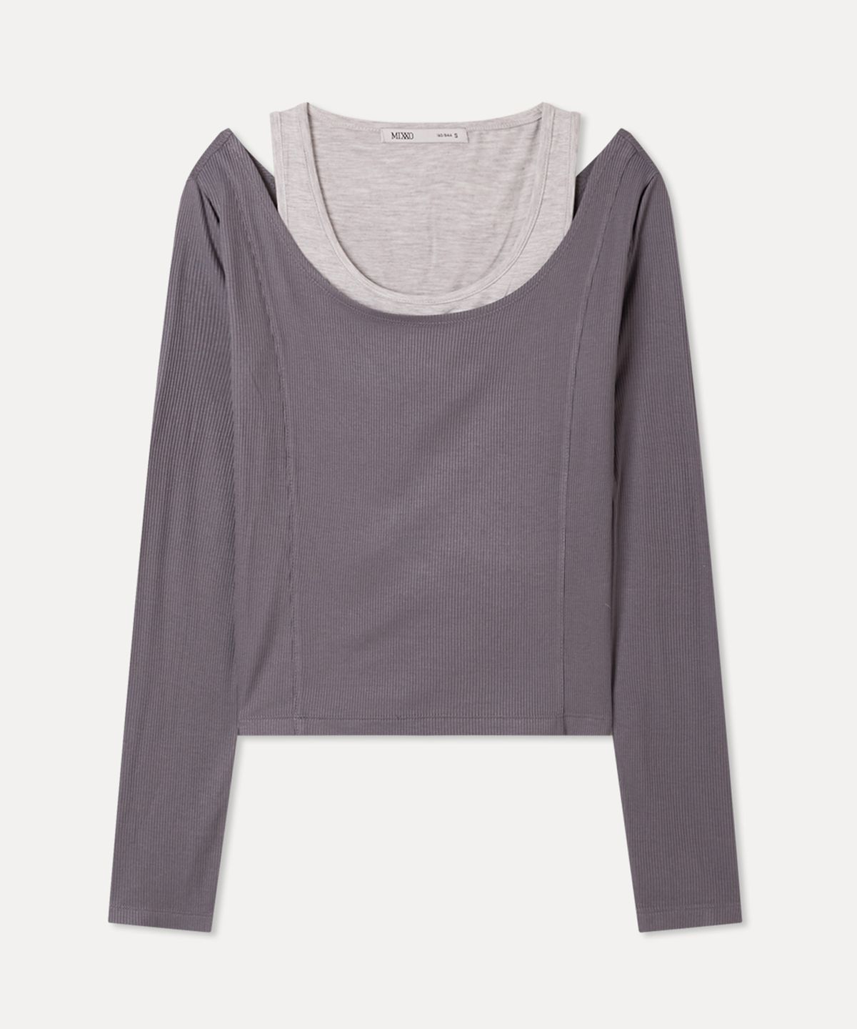 미쏘(MIXXO) 레이어드 긴팔 티셔츠_MIWLWG301A