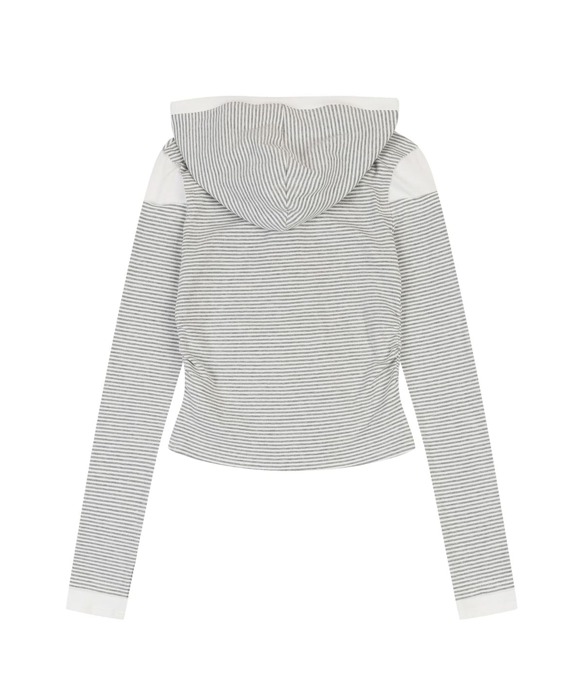 오디너리 홀리데이(ORDINARY HOLIDAY) HALF BUTTON HOODIE [GRAY]