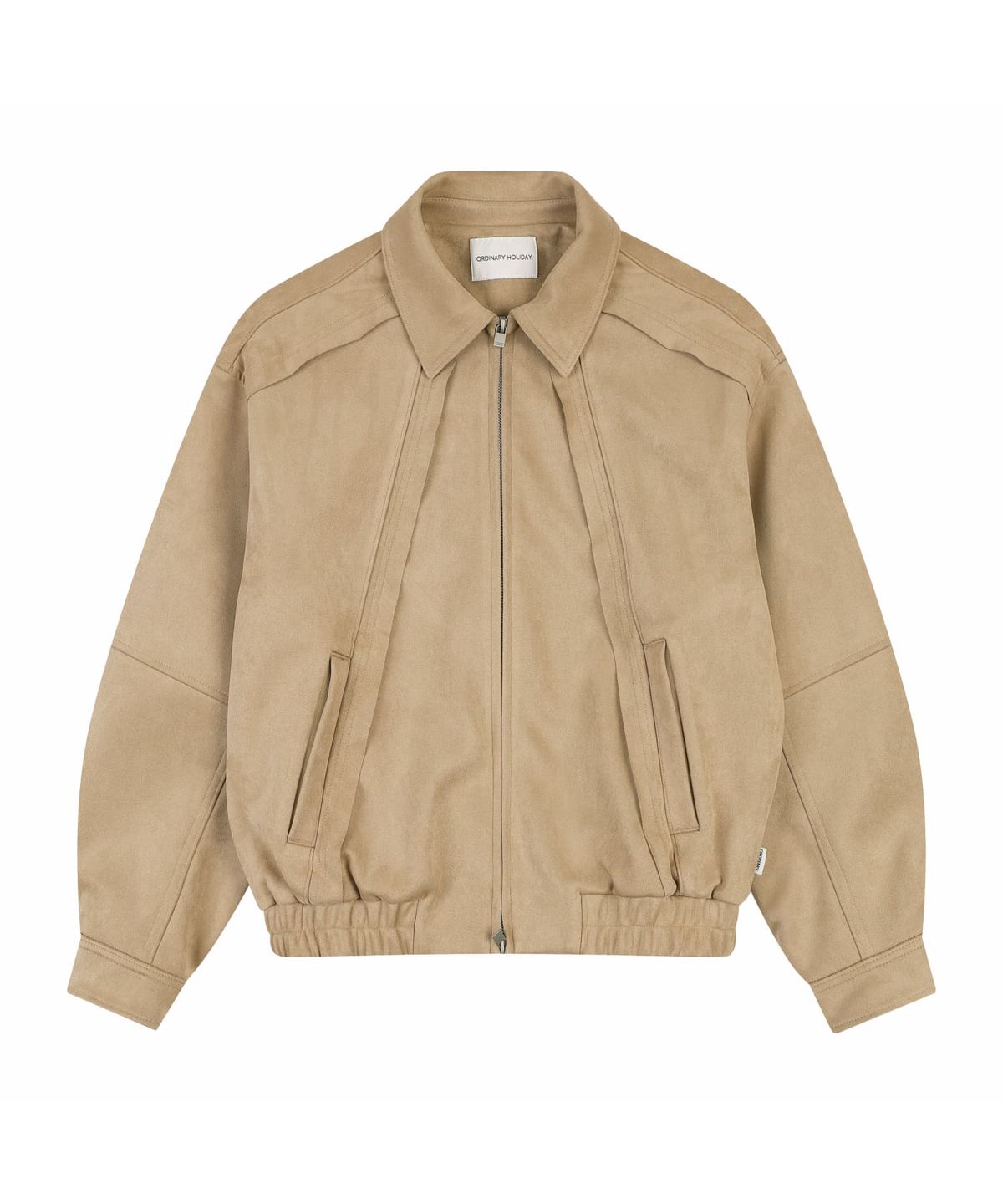 오디너리 홀리데이(ORDINARY HOLIDAY) SUEDE OVERFIT JUMPER [BEIGE]