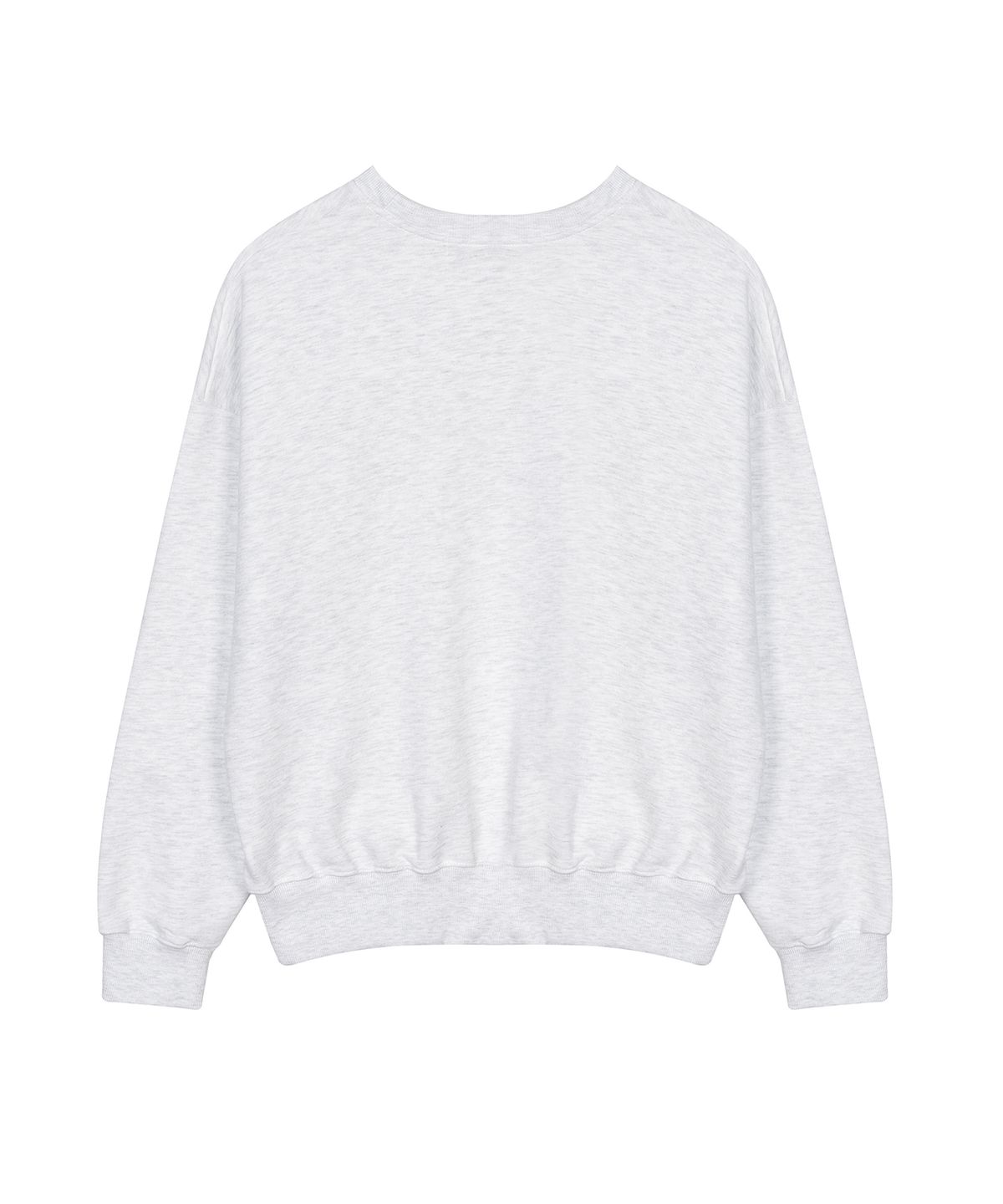 닉앤니콜(NICK&NICOLE) VOLUME BUTTERFLY SIGNATURE SWEATSHIRT_MELANGE LIGHT PINK