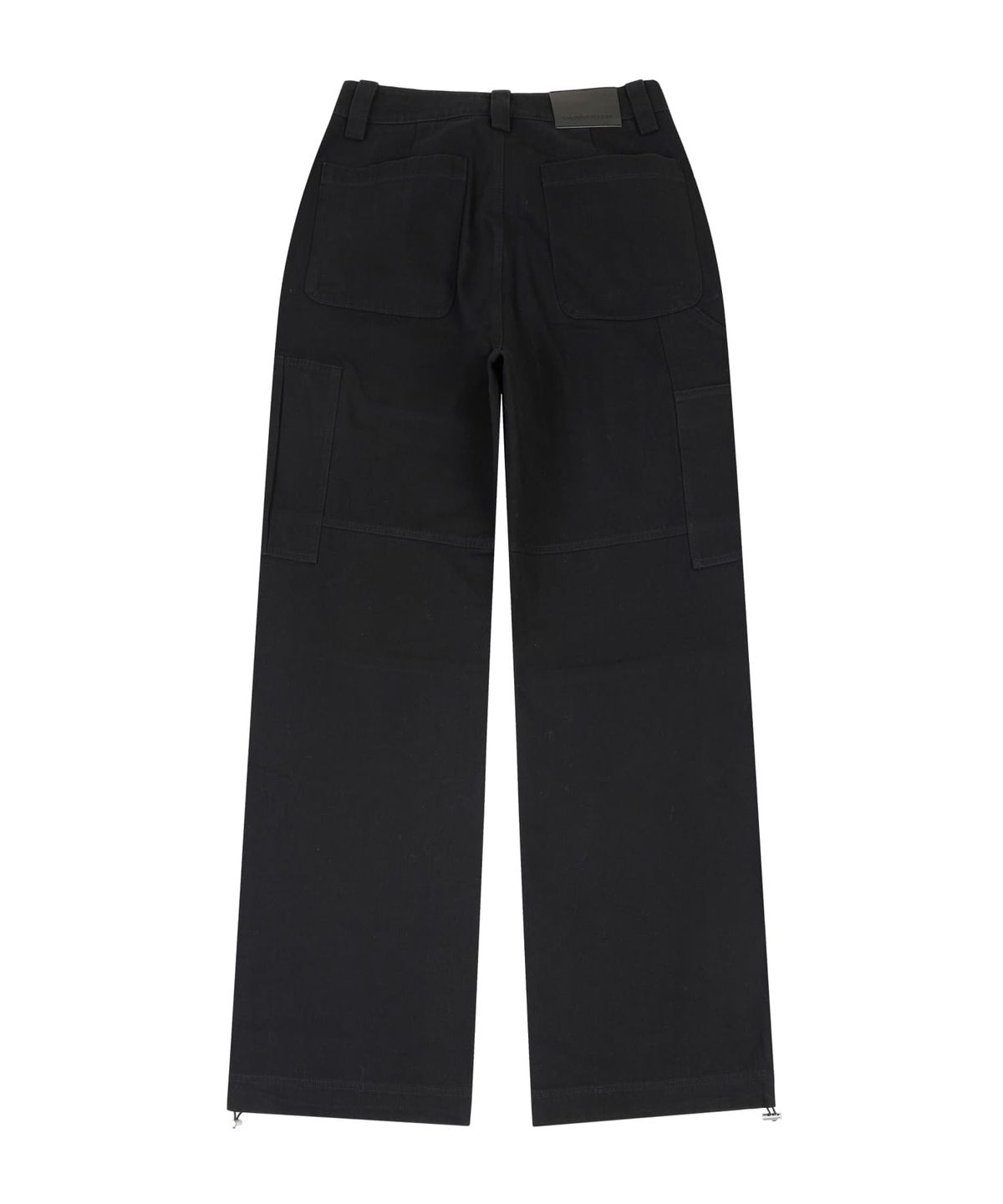 오디너리 홀리데이(ORDINARY HOLIDAY) WASHING COTTON CARGO PANTS [BLACK]