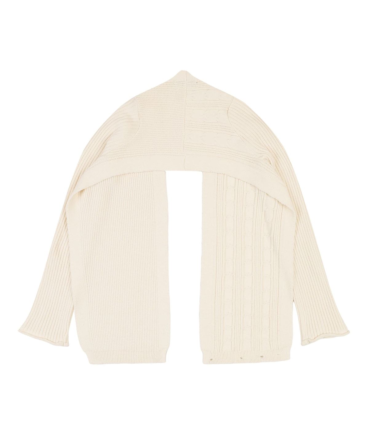 오디너리 홀리데이(ORDINARY HOLIDAY) CABLE WRAP CARDIGAN [CREAM]