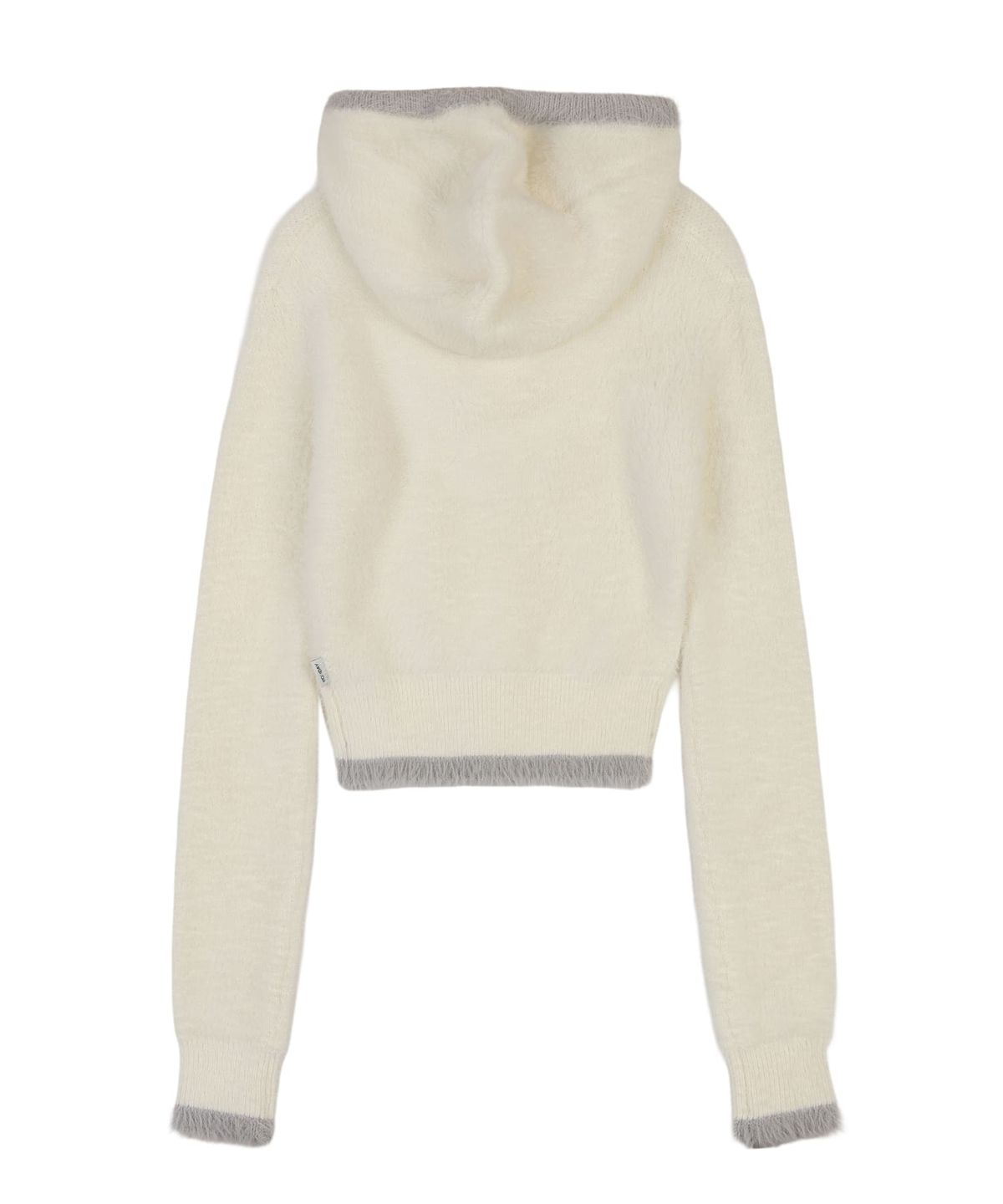 오디너리 홀리데이(ORDINARY HOLIDAY) HOOD HAIRY CARDIGAN [IVORY]
