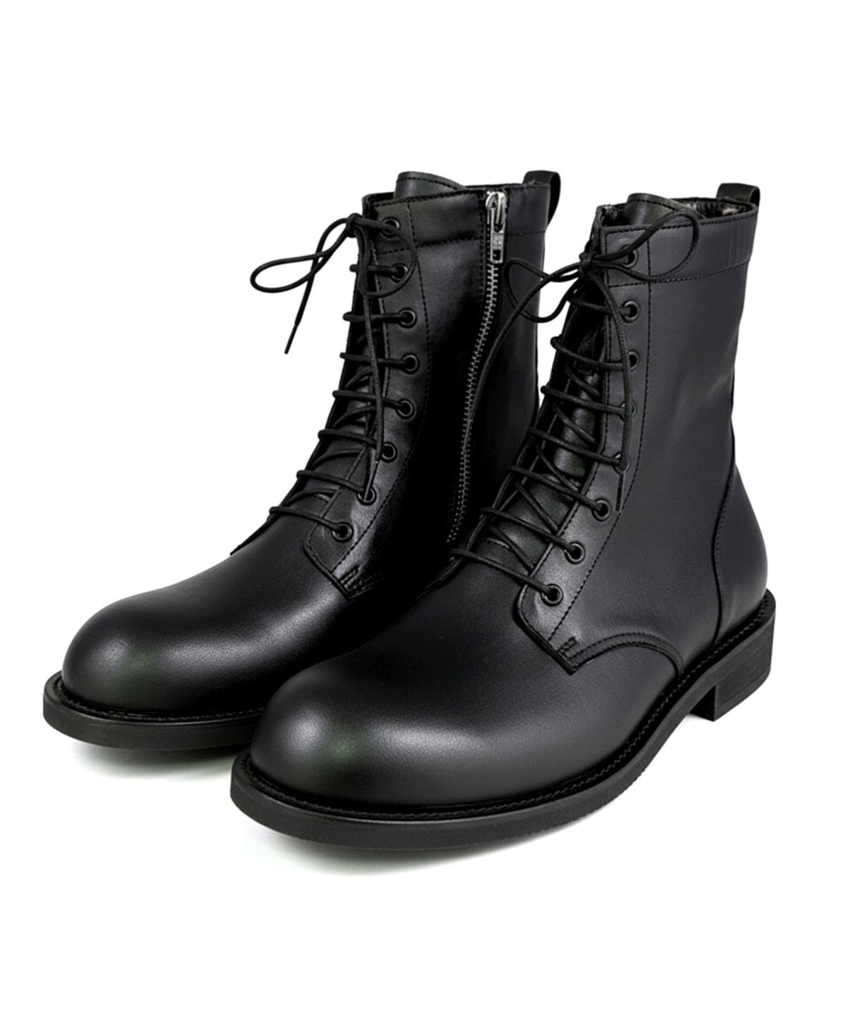코어오브알케미(COREOFALCHEMY) 5cm 소가죽 8홀 블랙 워커 Combat Boots blacknoir18