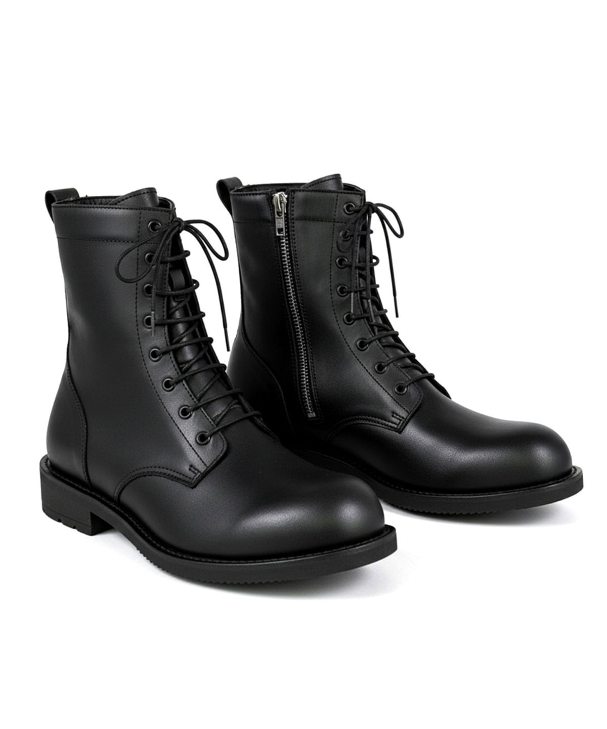 코어오브알케미(COREOFALCHEMY) 5cm 소가죽 8홀 블랙 워커 Combat Boots blacknoir18