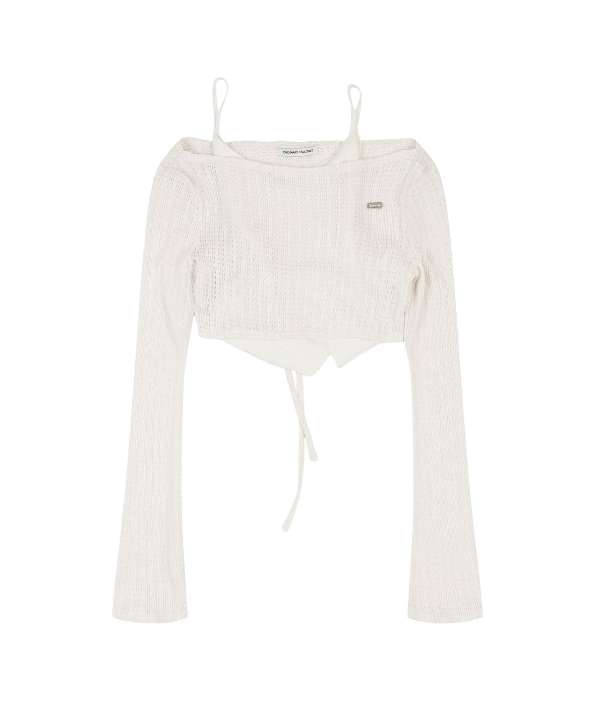 오디너리 홀리데이(ORDINARY HOLIDAY) BOLERO TOP SET [IVORY]